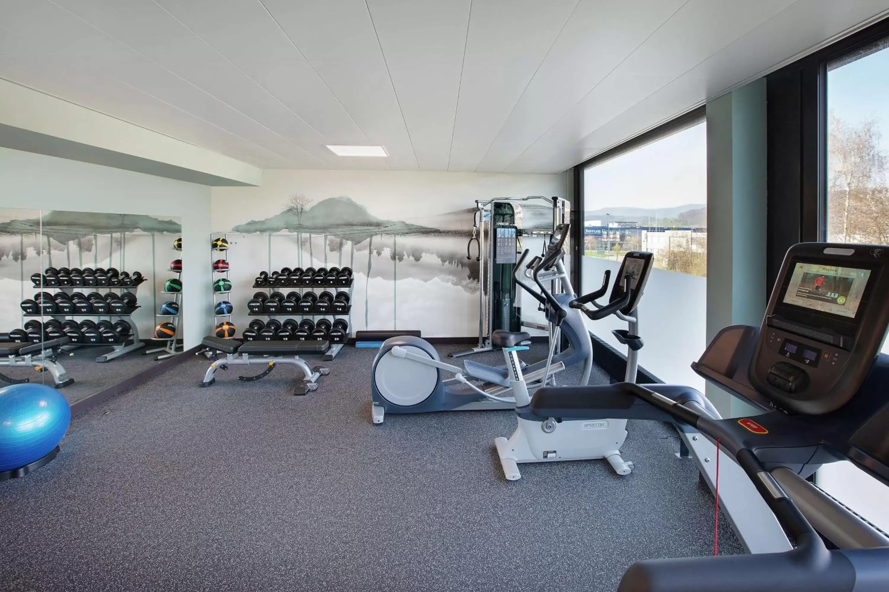 Fitness centre/facilities, Fitness Center/Facilities in Hilton Garden Inn Zurich Limmattal