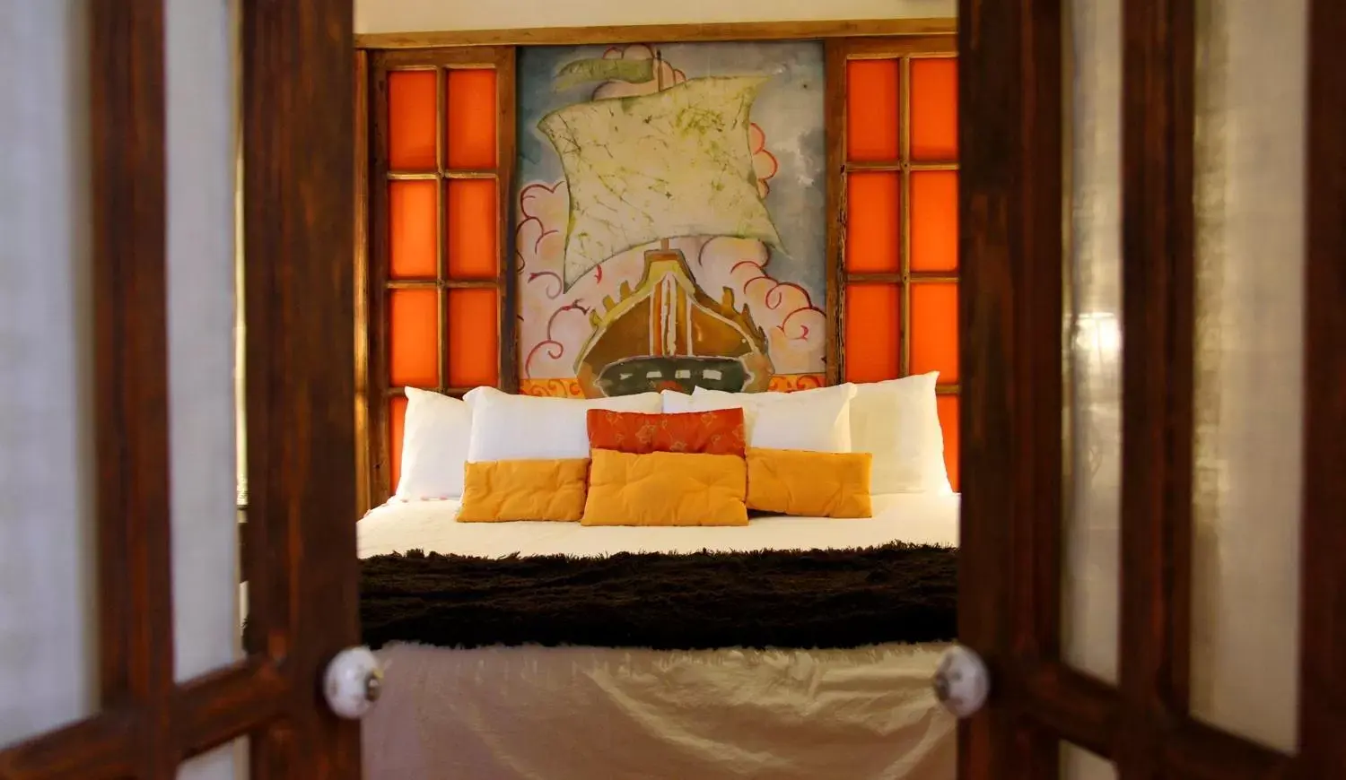 Bed in La Casa del Naranjo Hotel Boutique