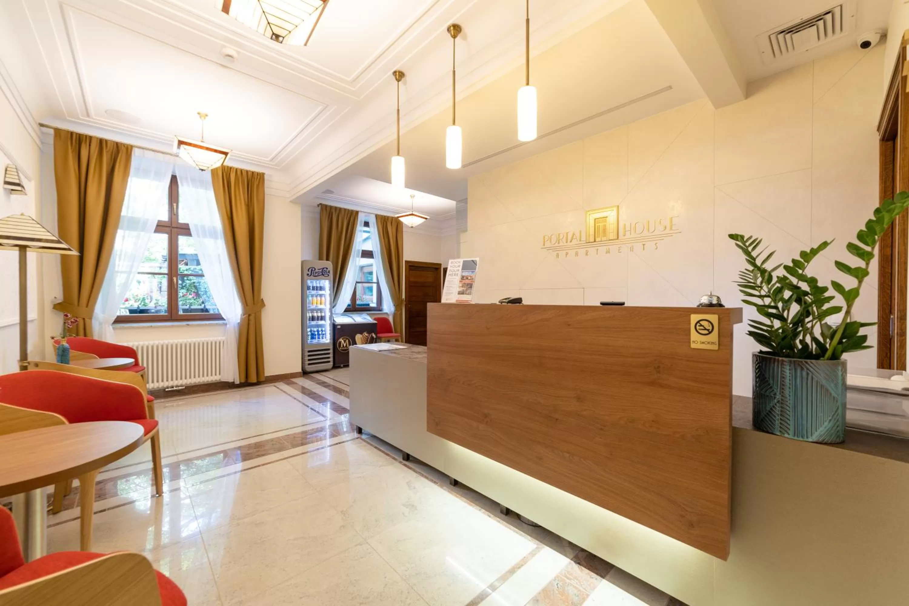 Lobby or reception in Portal House Apartments