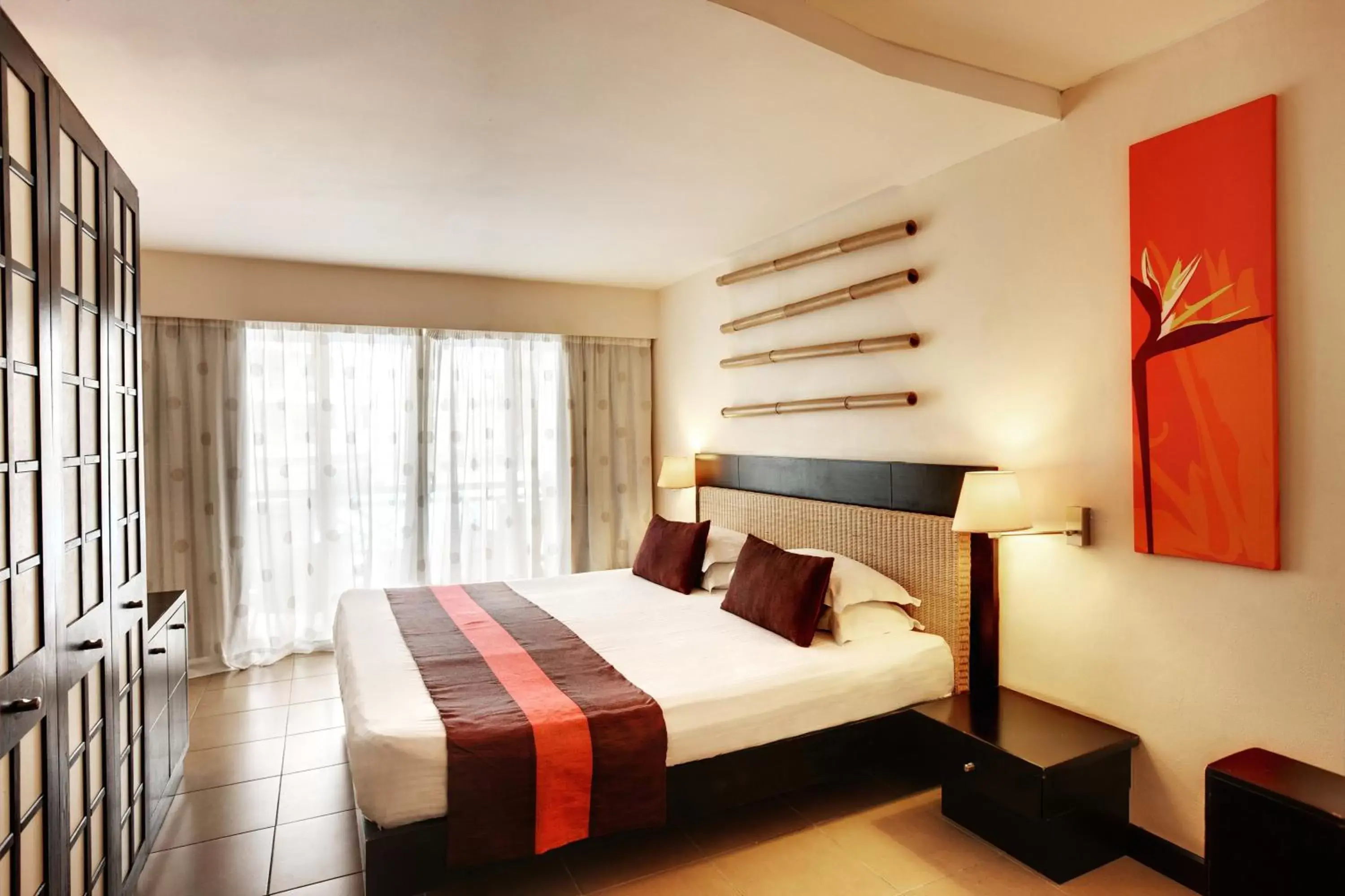 Bed, Room Photo in Pearle Beach Resort & Spa
