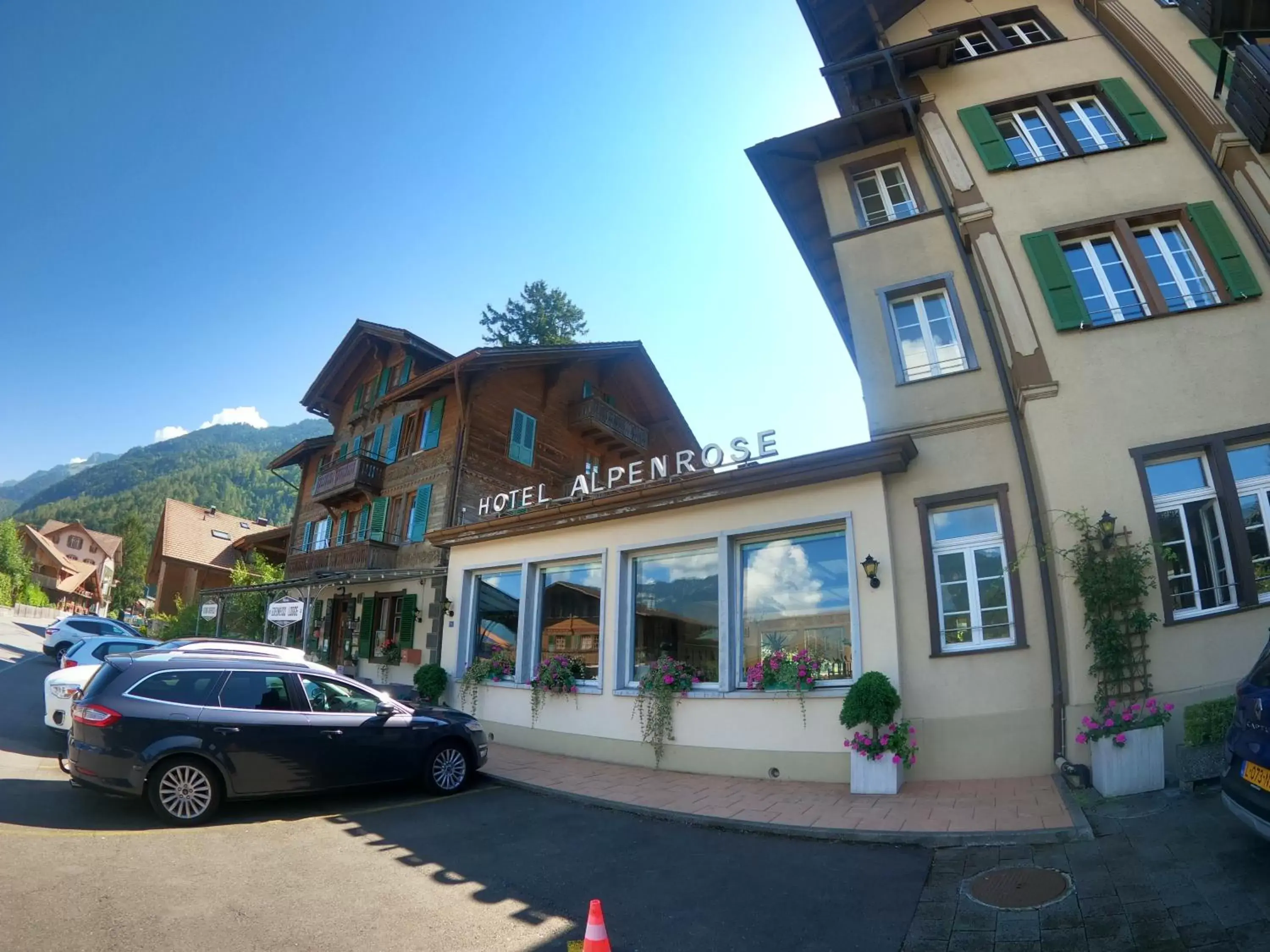 Parking, Property Building in Alpenrose Hotel and Gardens