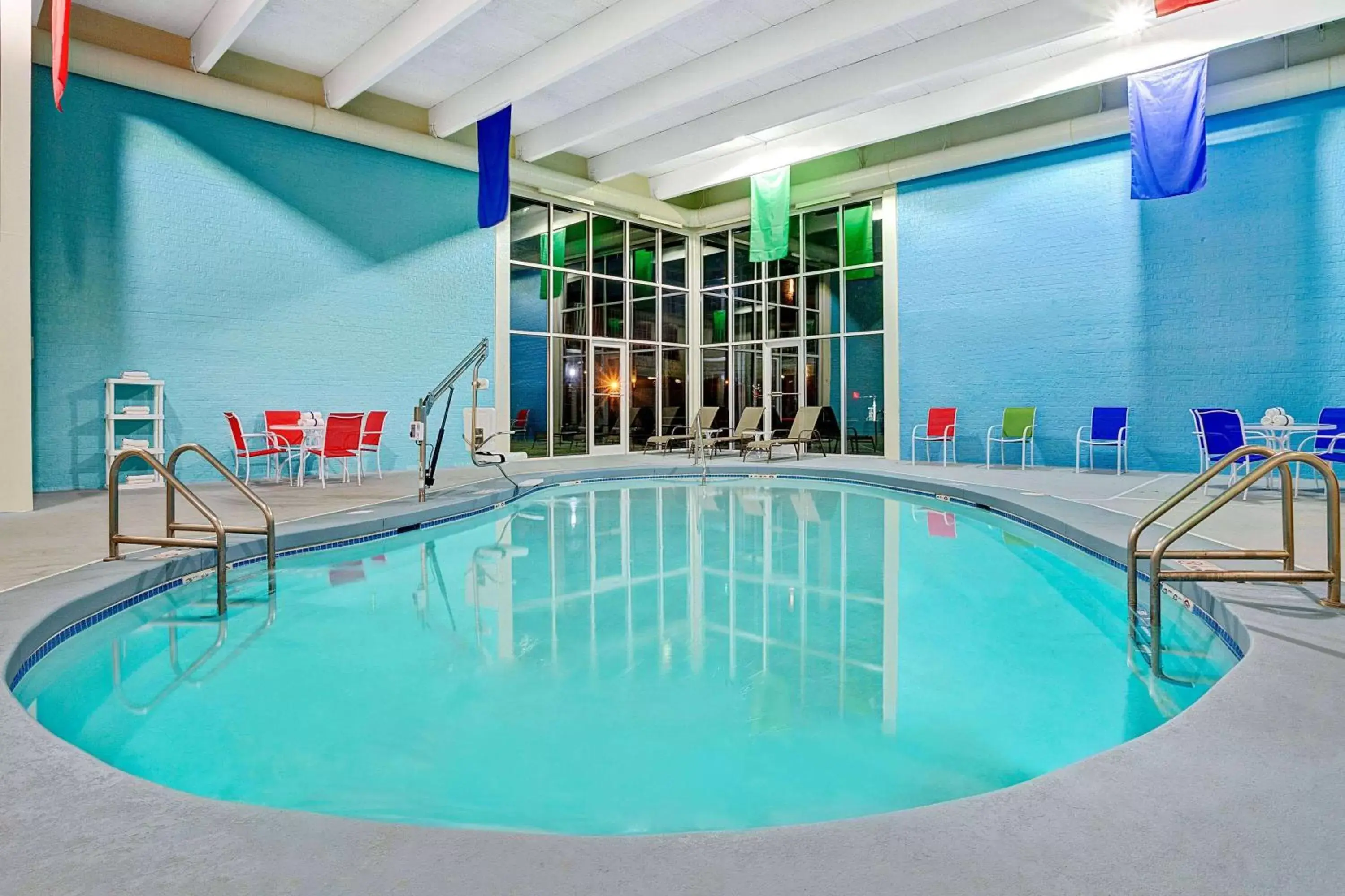 On site, Swimming Pool in Travelodge by Wyndham Iowa City