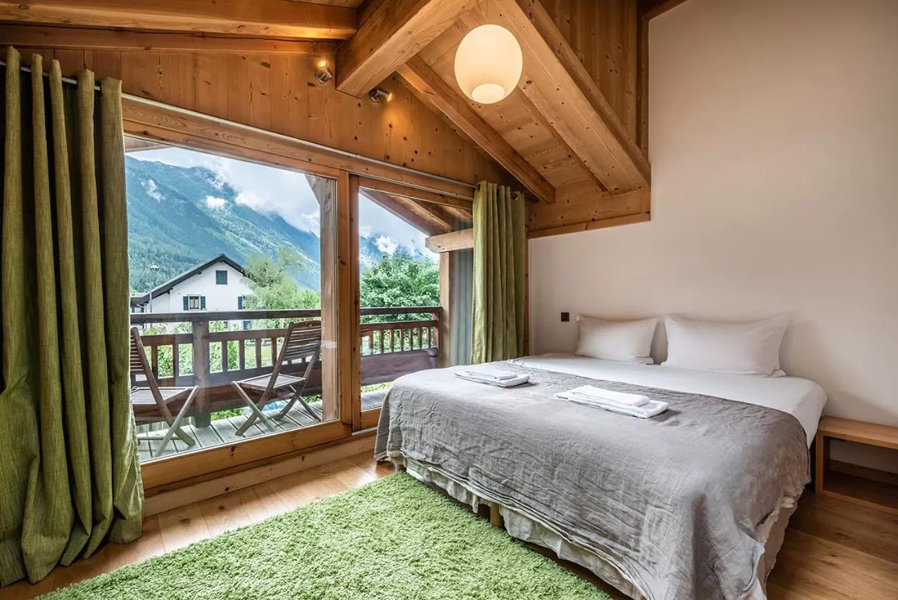 Bed in Eden Hotel, Apartments and Chalet Chamonix Les Praz