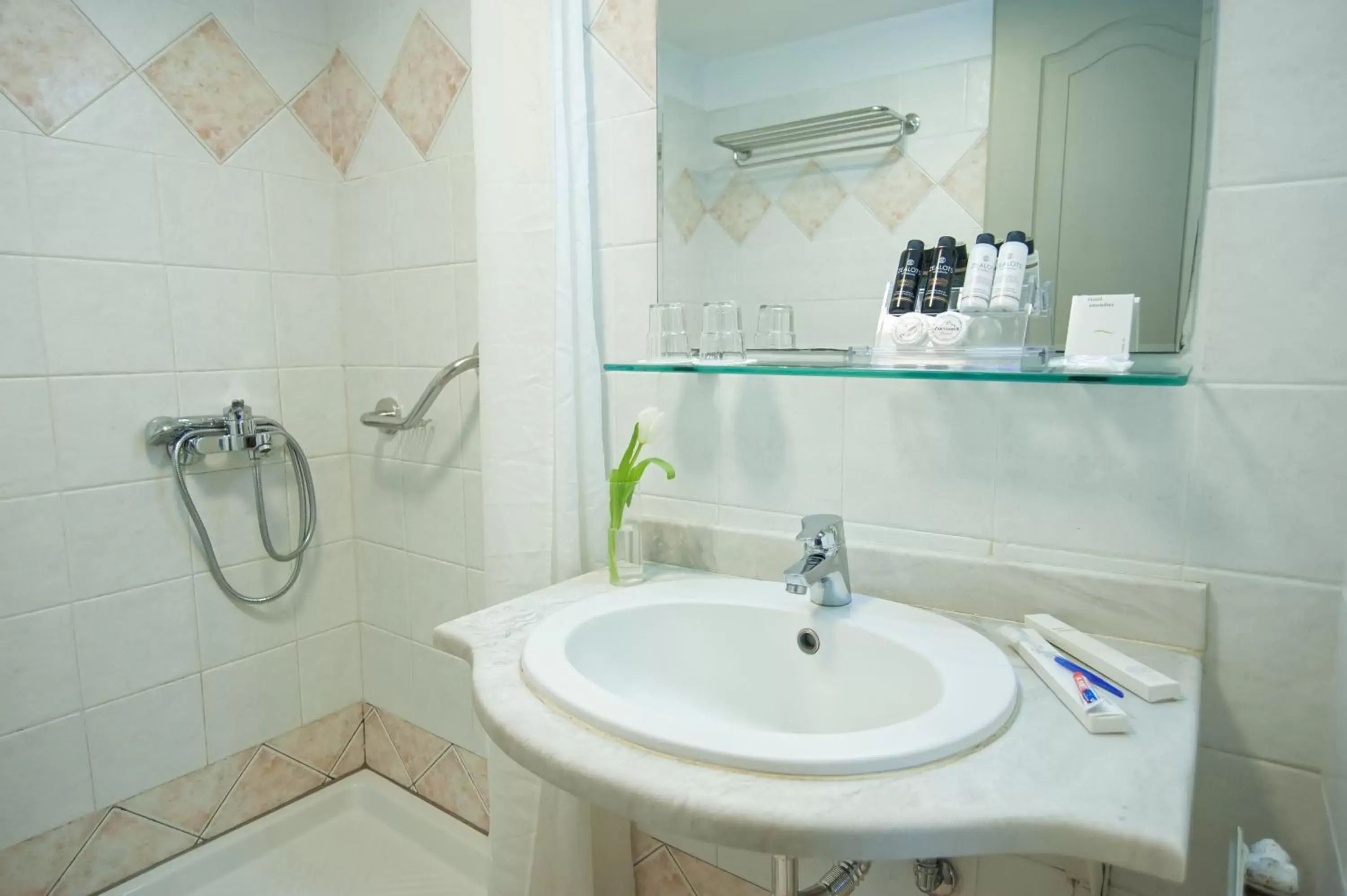 Shower, Bathroom in Parnassos Delphi Hotel