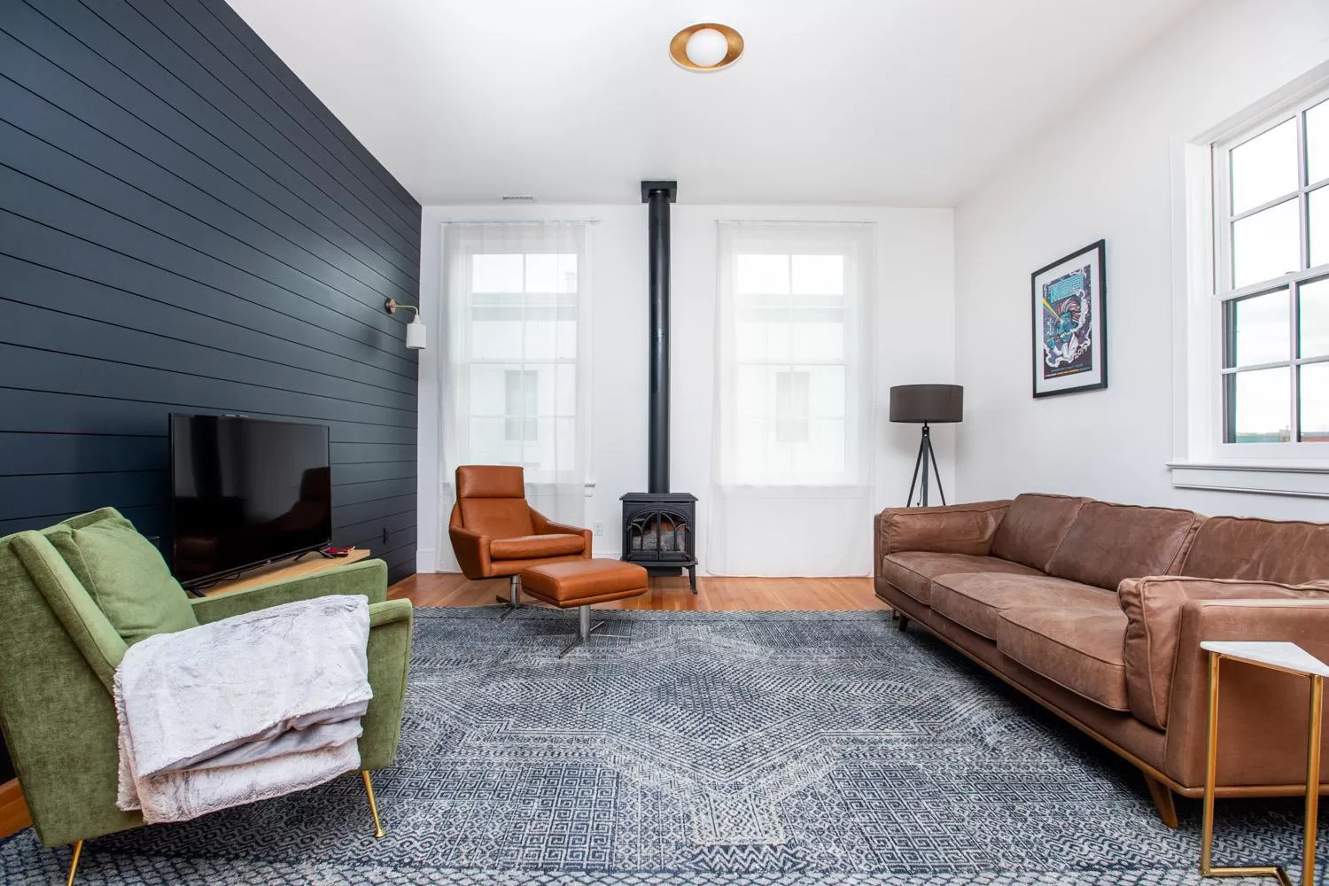 Living room, Seating Area in South Main Residences by Surf Hotel