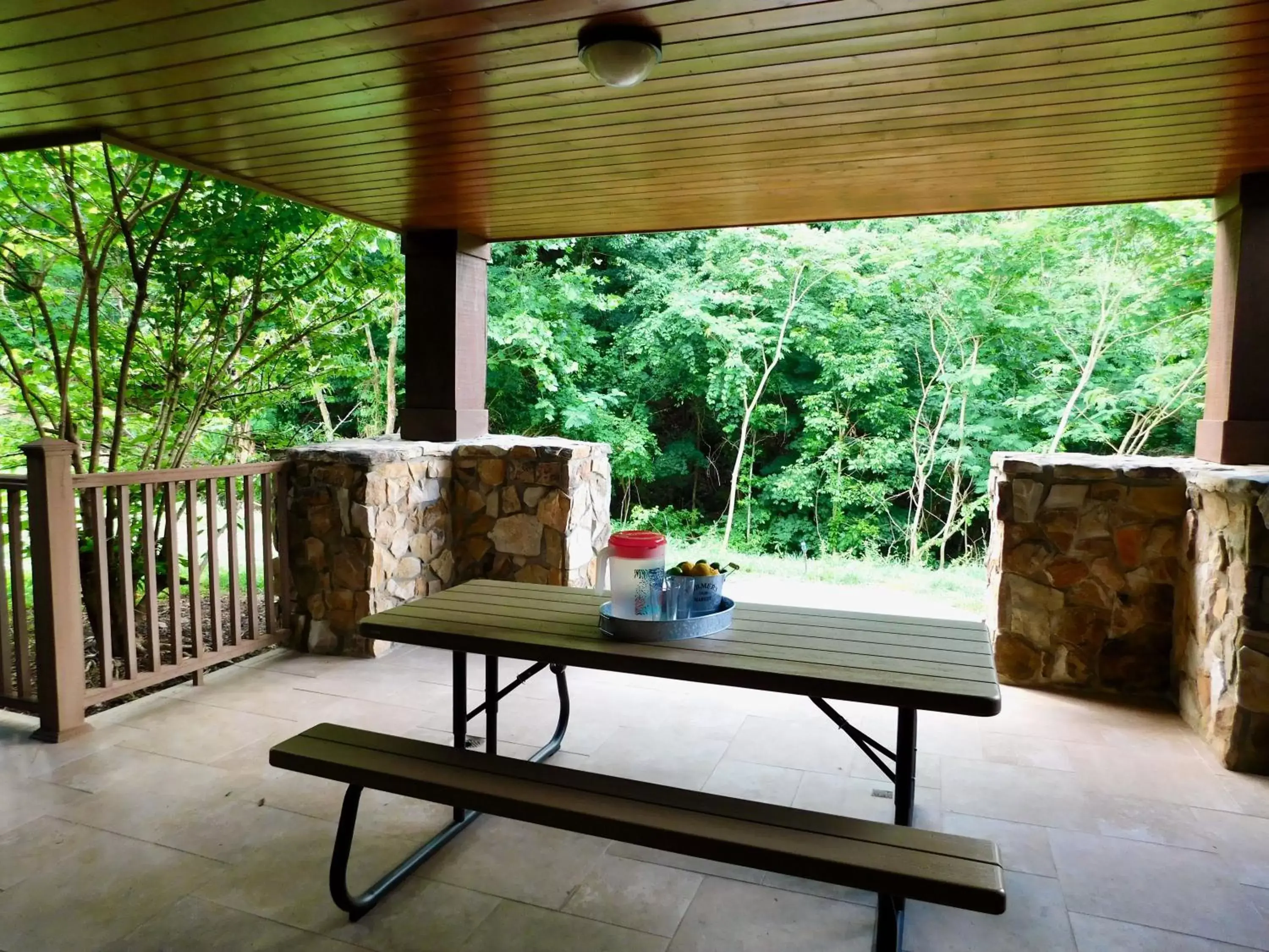 Patio in The Trailhead Condominiums