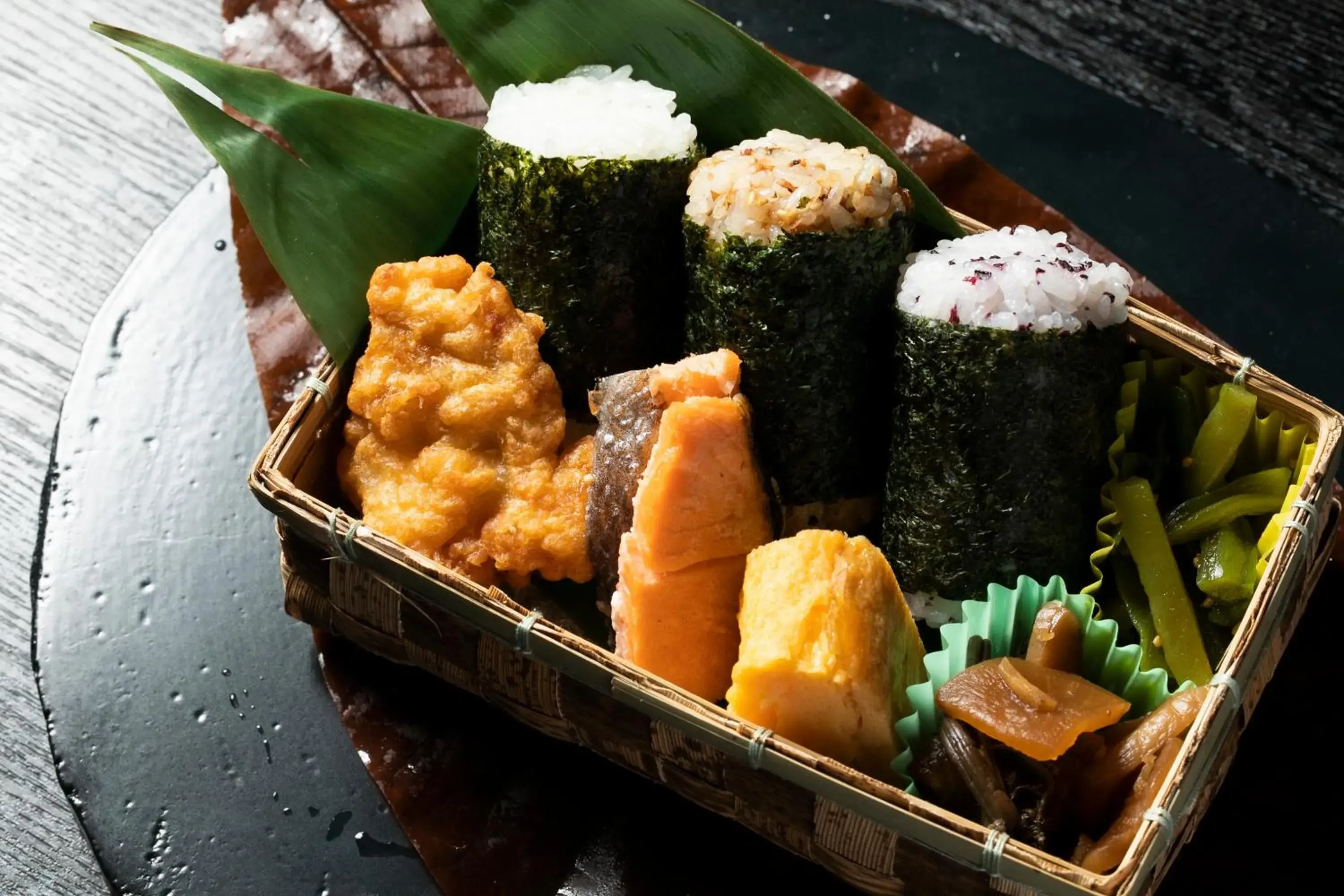 Food close-up in Hatcho no Yu Hot Spring Ryokan