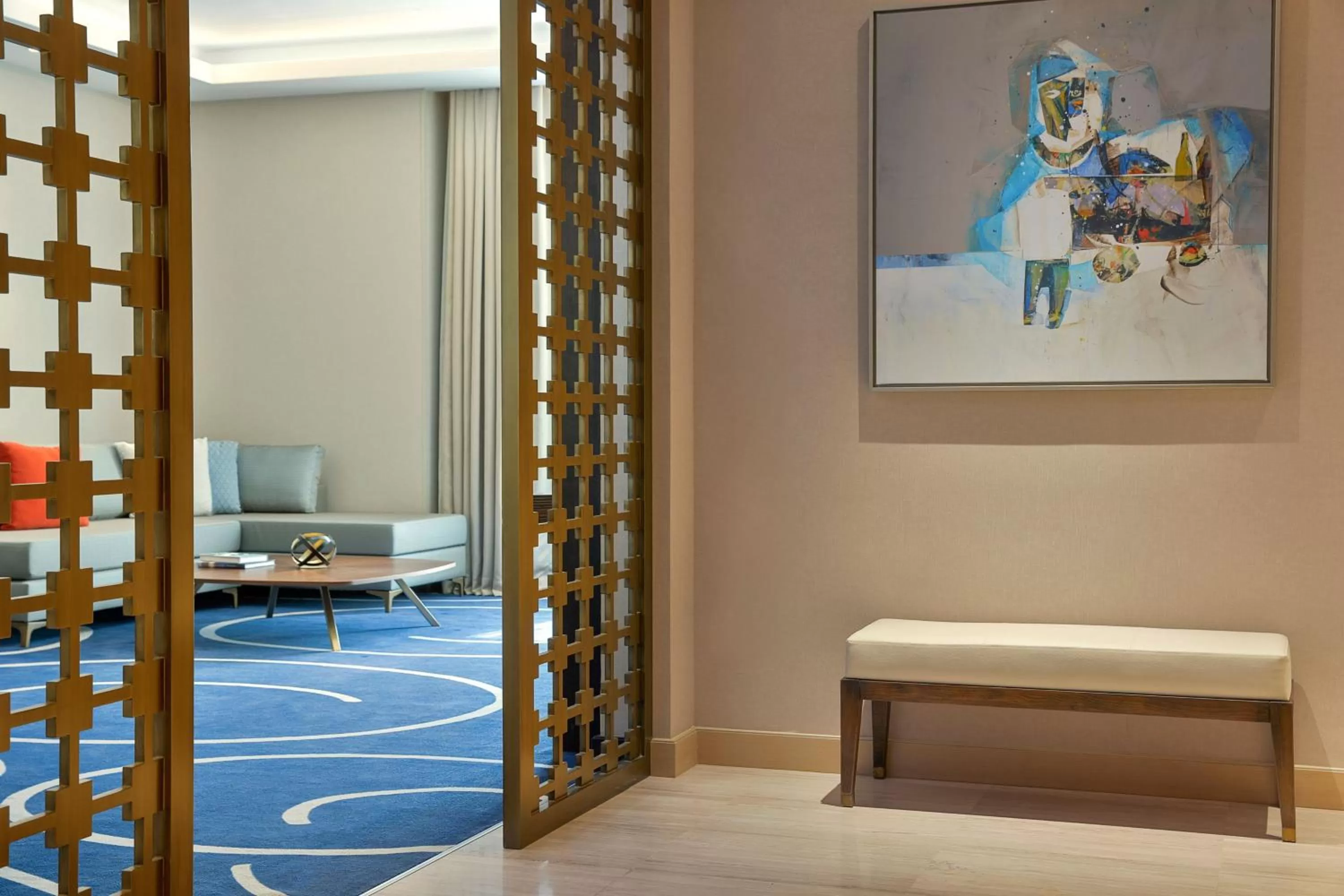 Living room in Jeddah Marriott Hotel Madinah Road