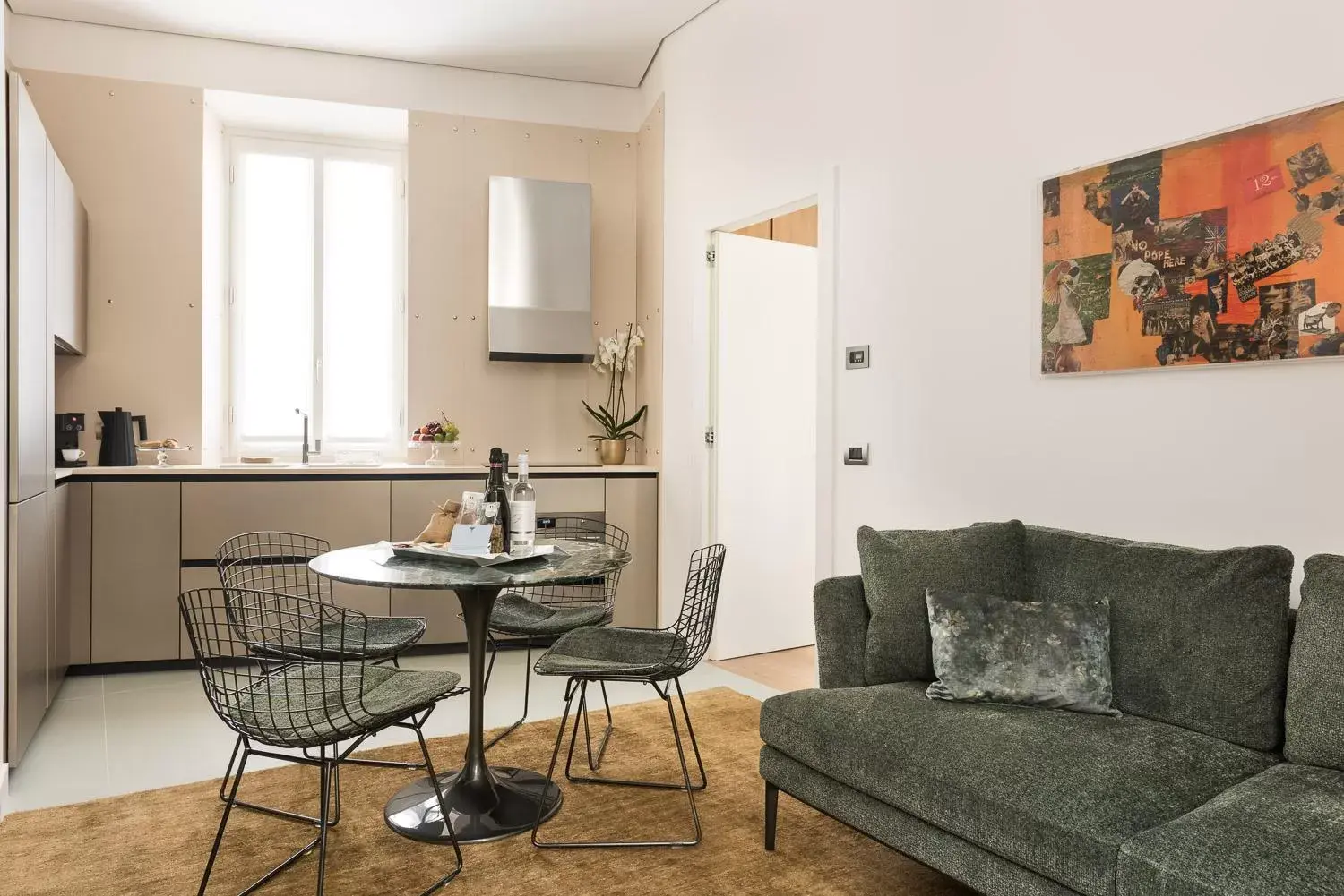 Kitchen or kitchenette, Seating Area in Palazzo Delle Pietre - Luxury Apartments