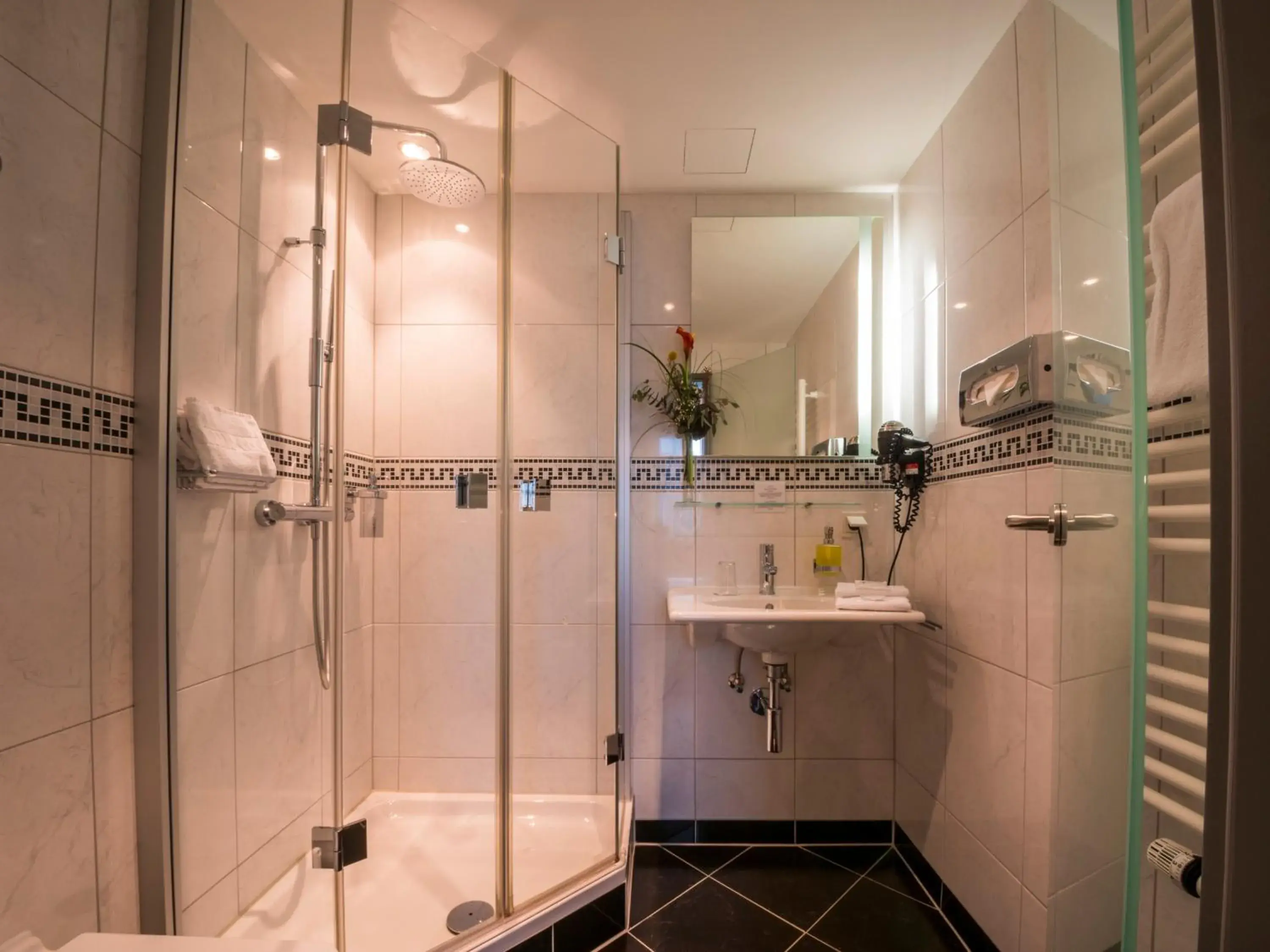 Shower, Bathroom in Hotel Glöcklhofer