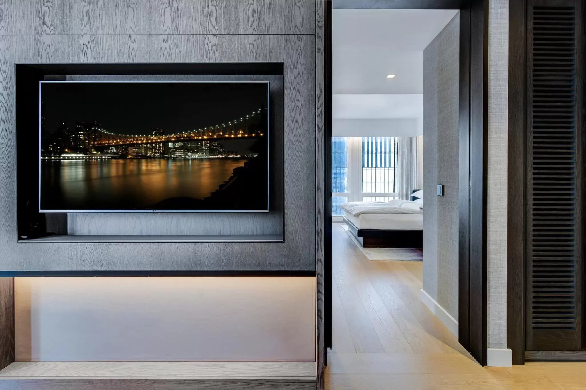 Photo of the whole room, TV/Entertainment Center in Equinox Hotel Hudson Yards New York City