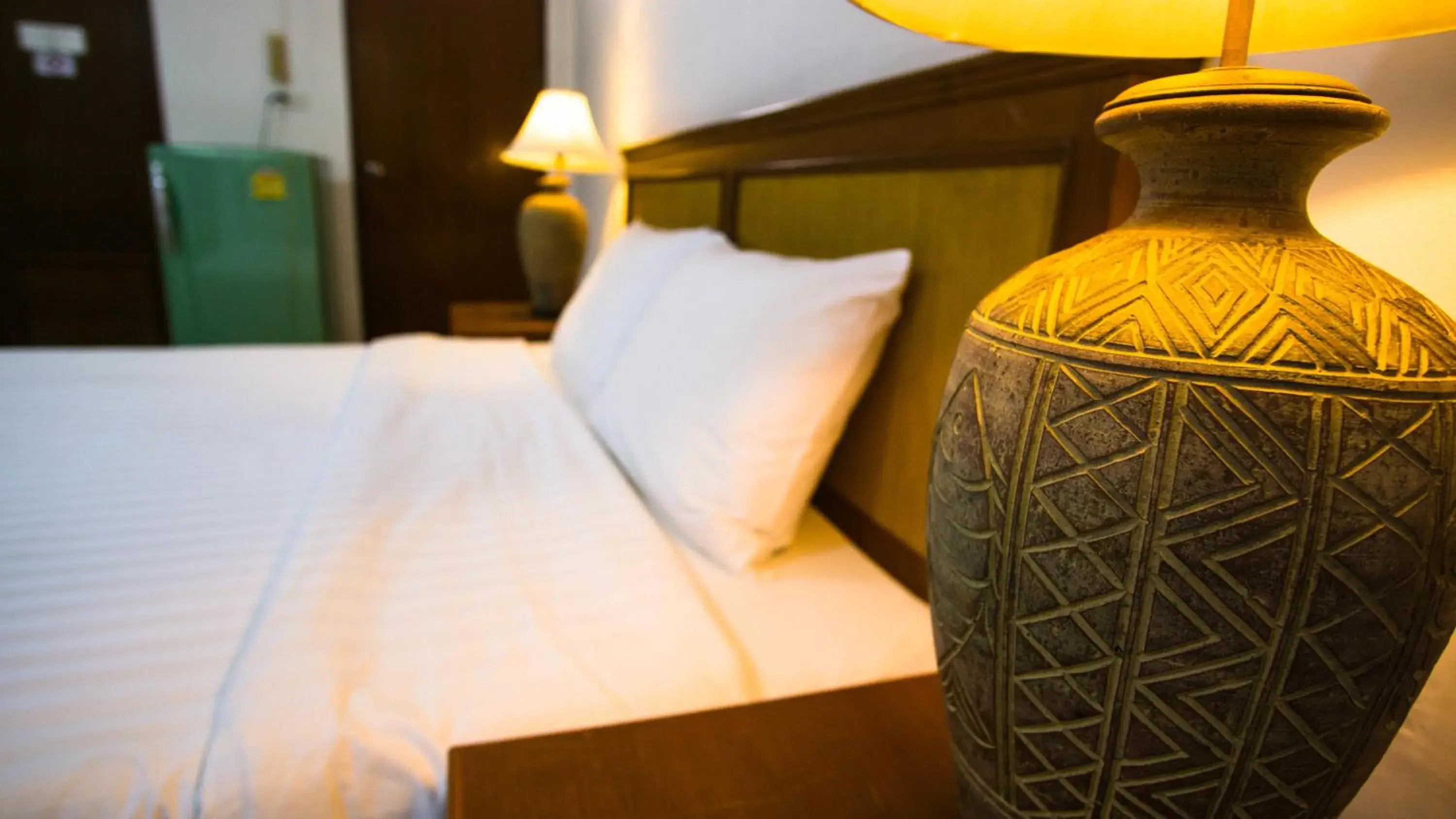 Decorative detail, Bed in Garden Home Kata Decorative detail, Bed in Garden Home Kata