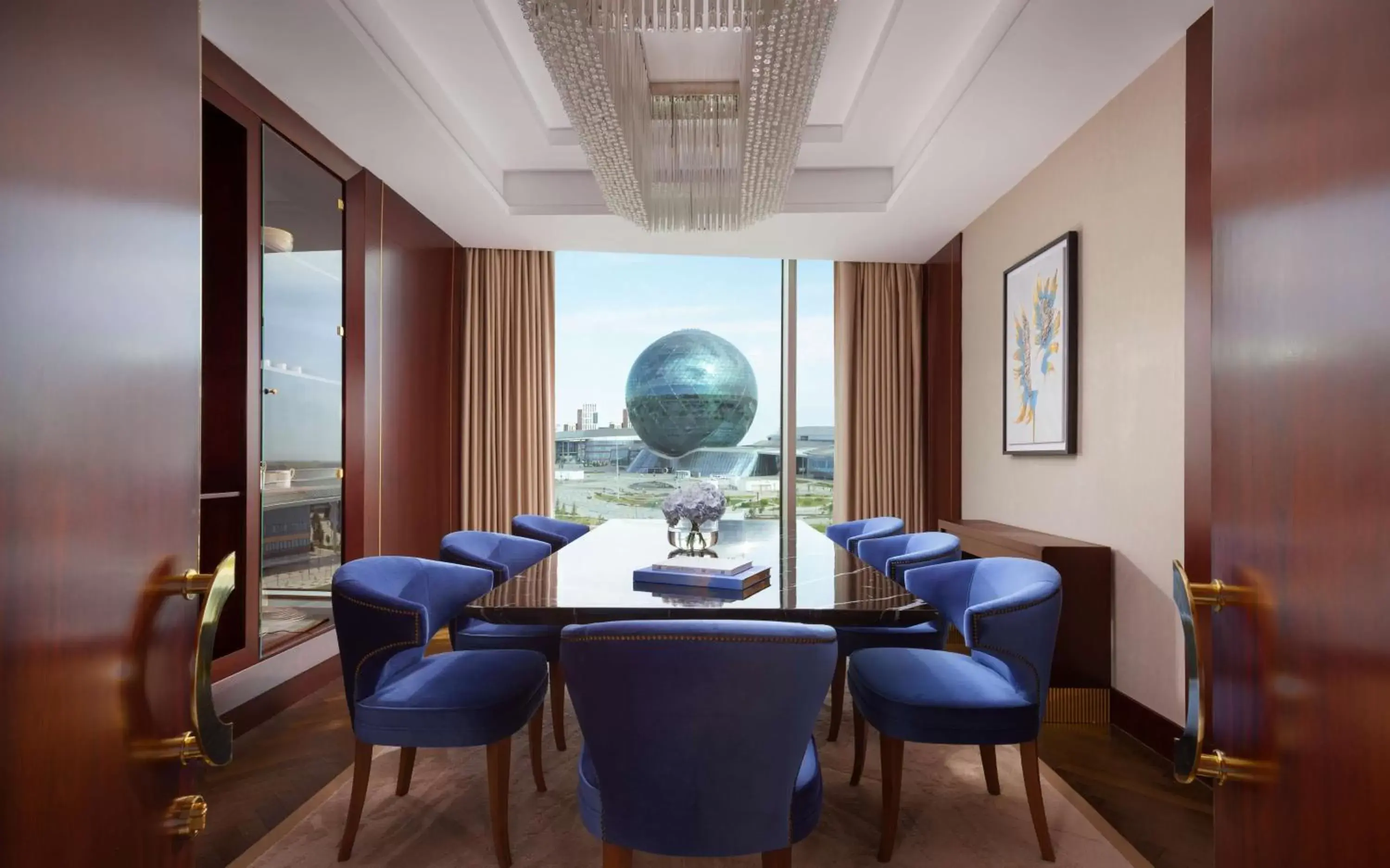 Living room, Dining Area in Hilton Astana