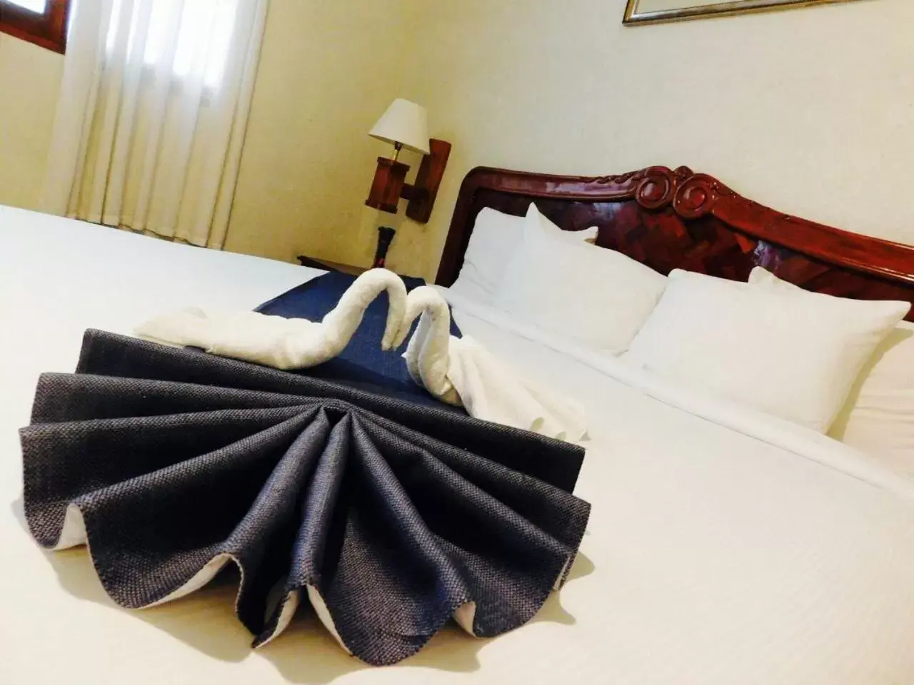 Bed in Hotel Urdiñola Saltillo
