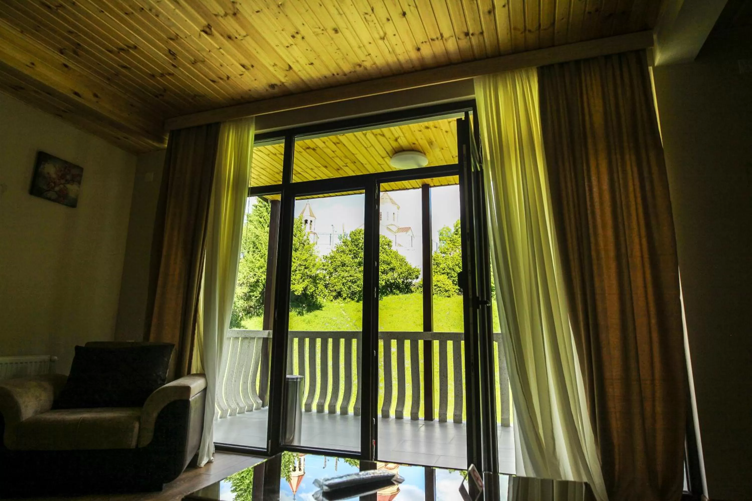 Garden view in Hotel Patriot