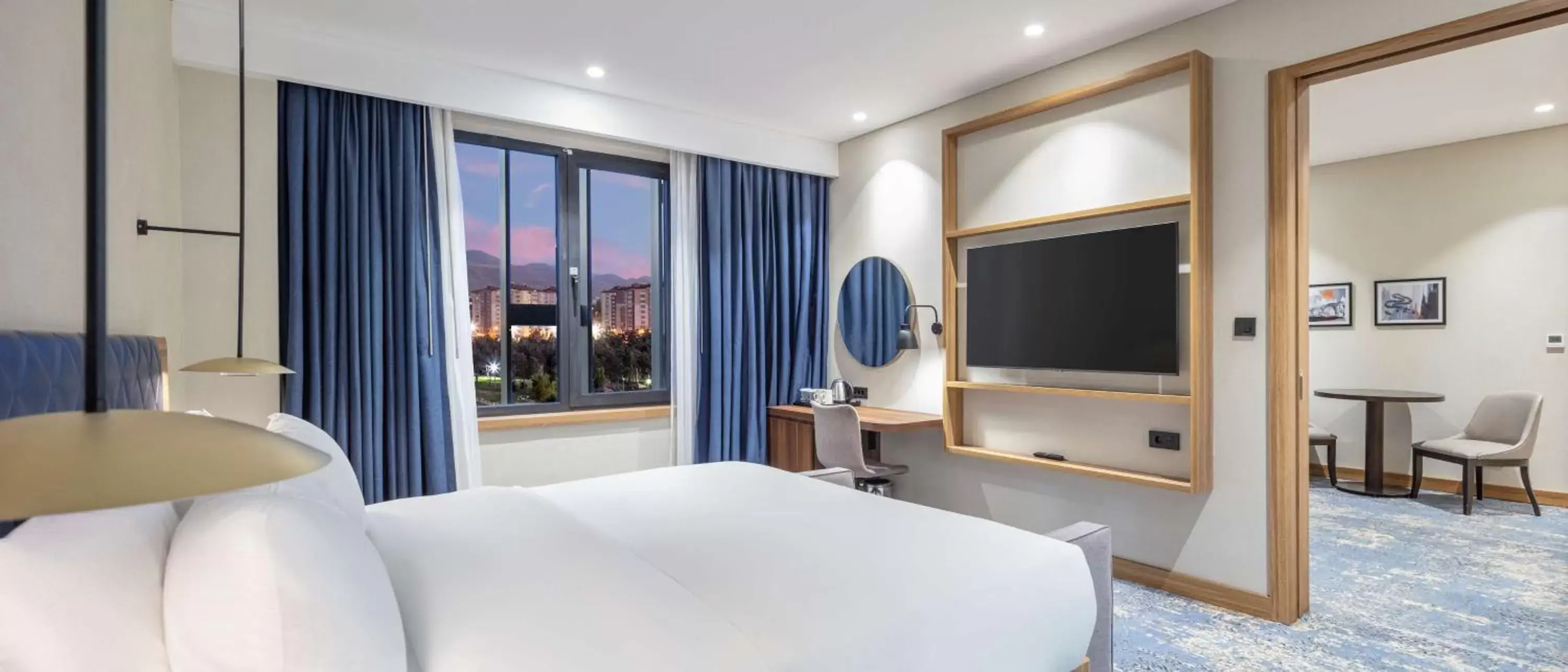 Bedroom, TV/Entertainment Center in Hilton Garden Inn Erzurum