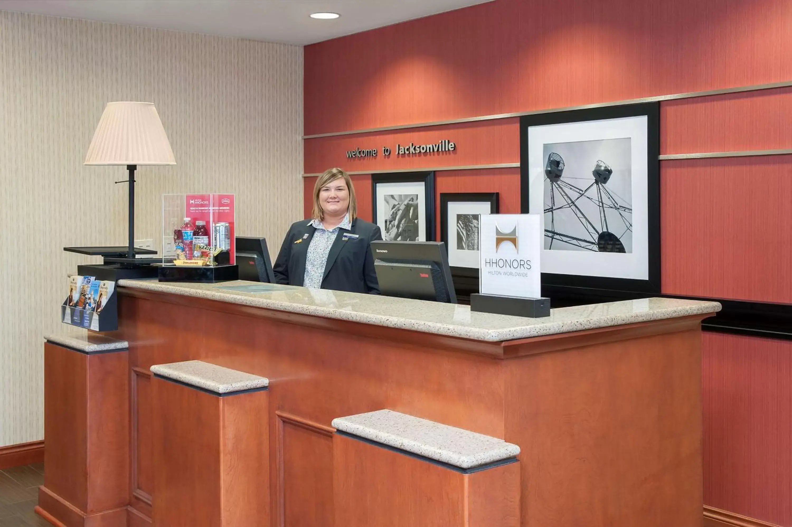 Lobby or reception, Lobby/Reception in Hampton Inn Jacksonville