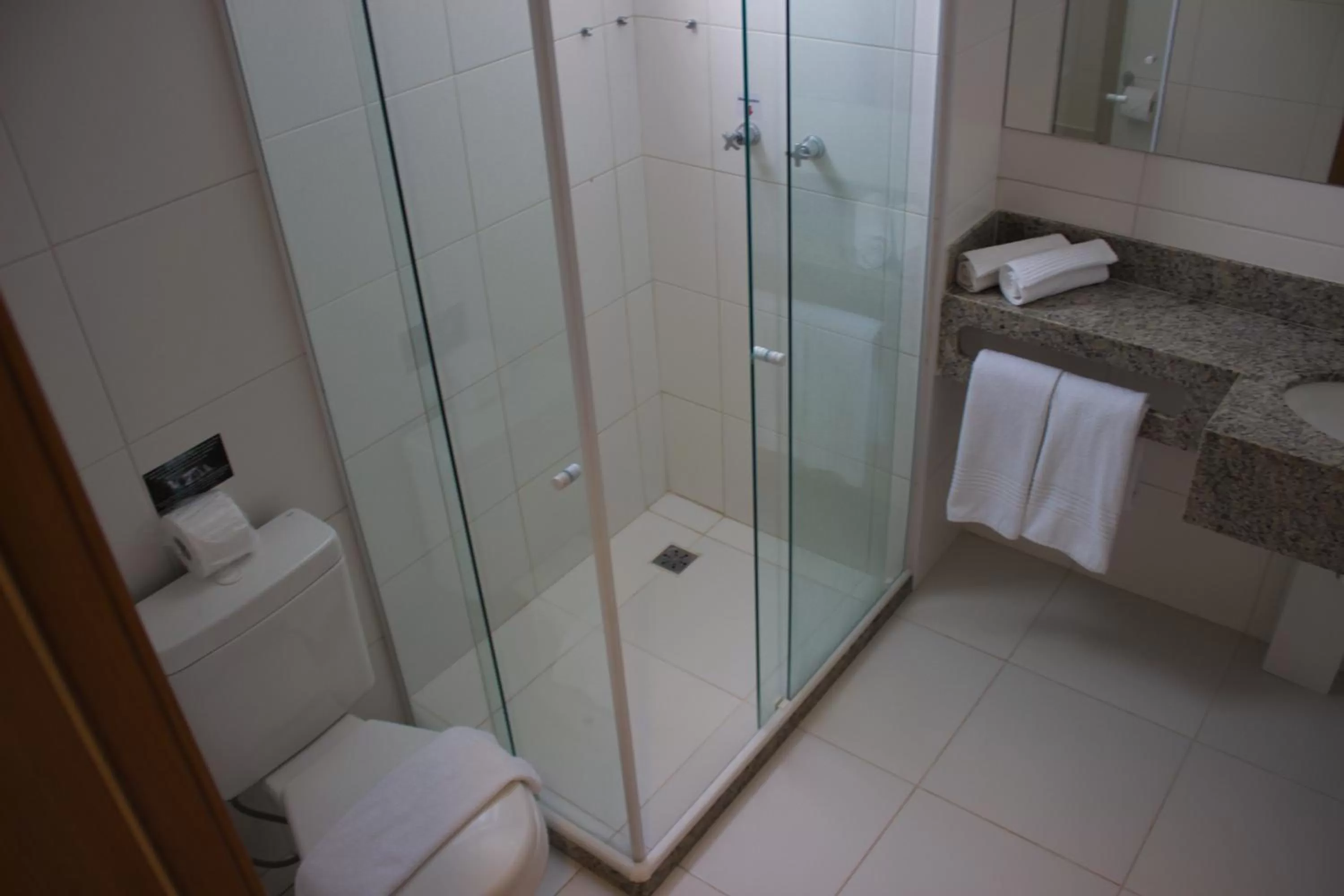 Bathroom in Aquarena Hotel