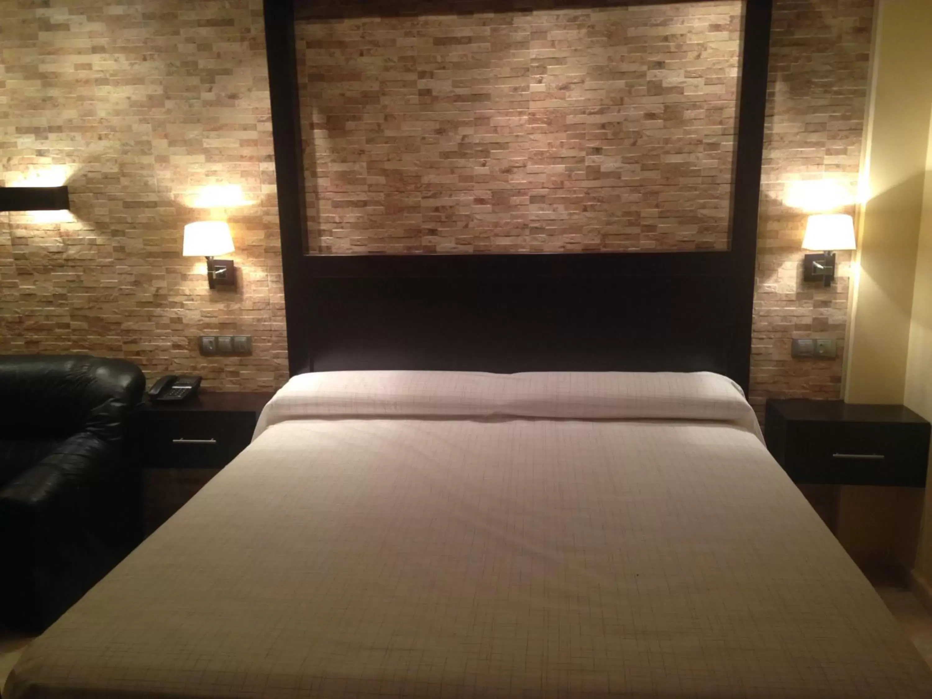 Bed in Hotel Don Juan