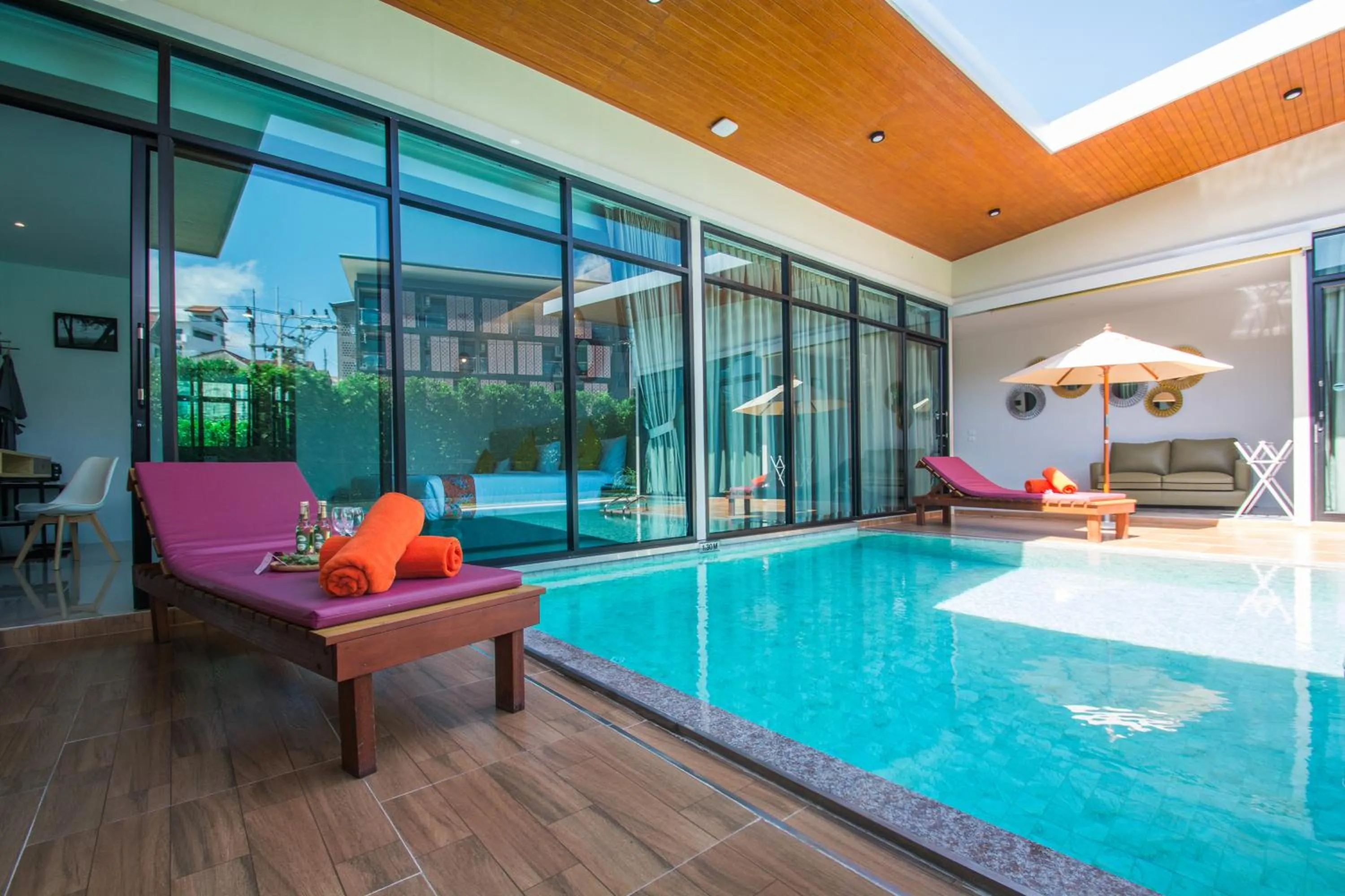 Patio in Good Night Pool Villa Phuket - SHA Plus