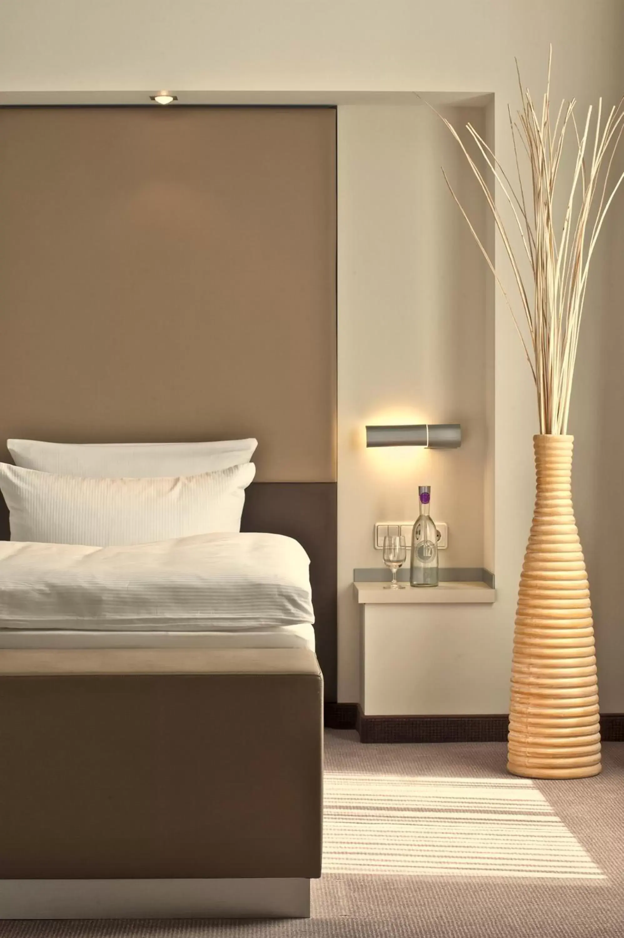 Decorative detail, Bed in Estrel Berlin Decorative detail, Bed in Estrel Berlin