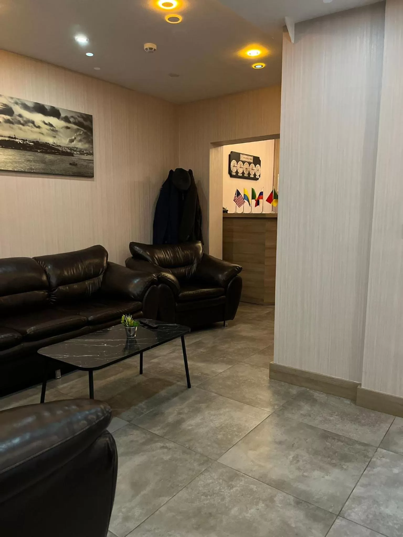 Lobby or reception in Okda Hotel