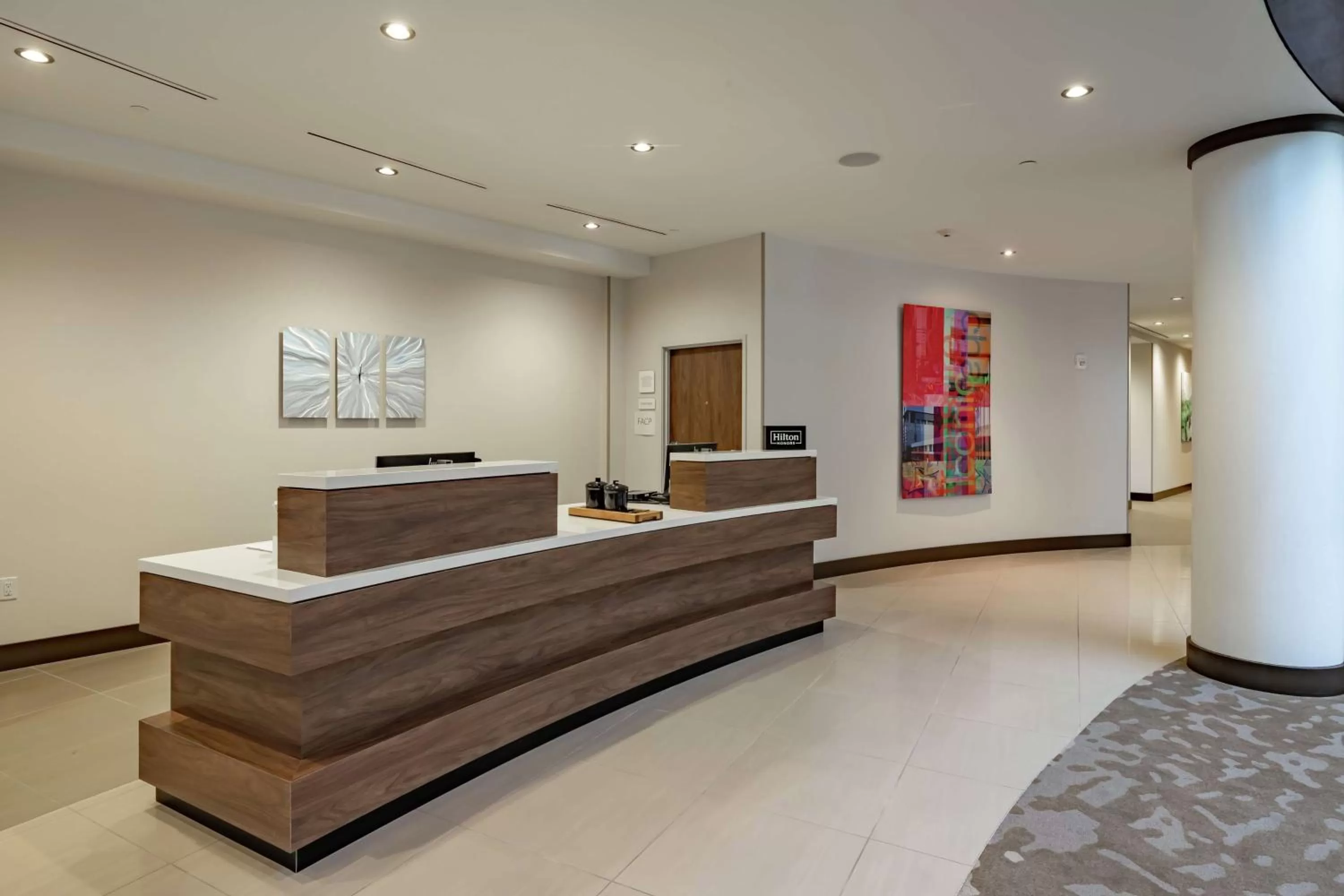 Lobby or reception in Hilton Garden Inn Dallas At Hurst Conference Center