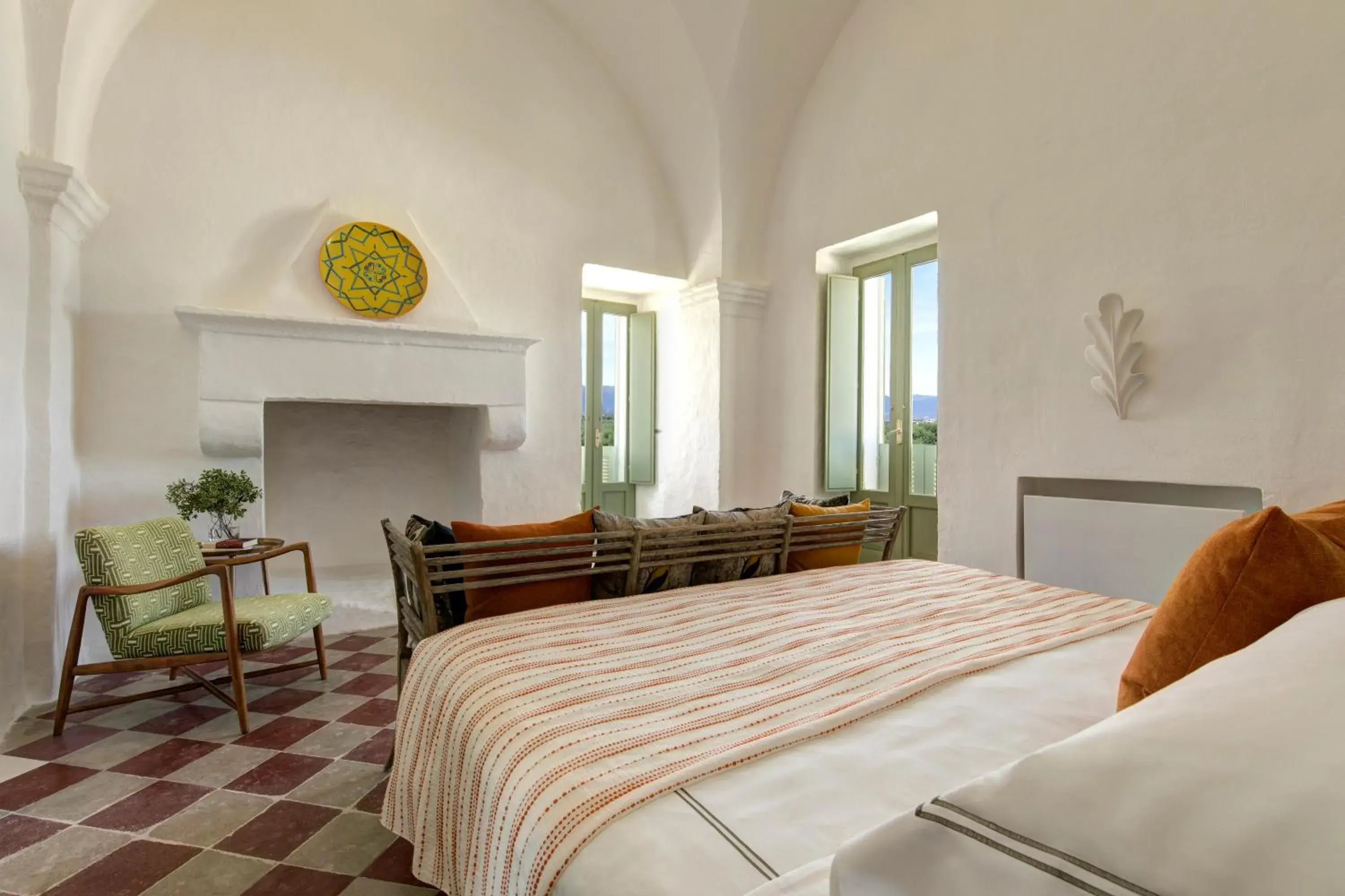 Bed in Rocco Forte Masseria Torre Maizza