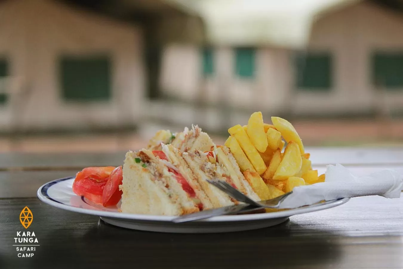 Food close-up in Kara-Tunga Safari Camp