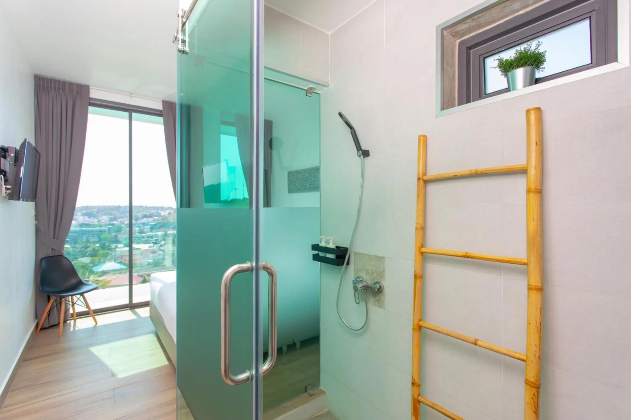 Shower in Baan Saint-Tropez Seaview Villas Kata Beach