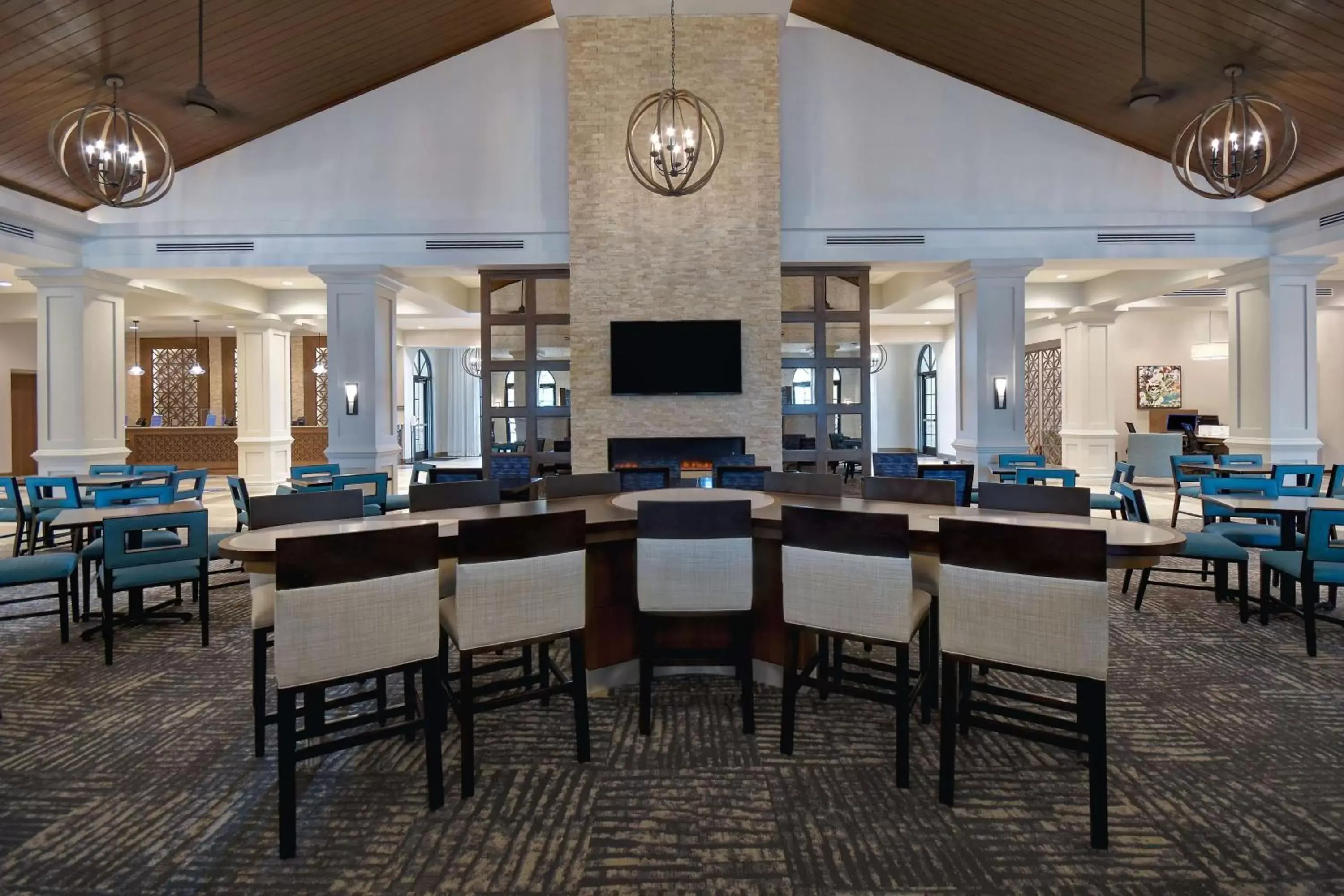 Lobby or reception, Restaurant/Places to Eat in Homewood Suites By Hilton Orlando Flamingo Crossings, Fl