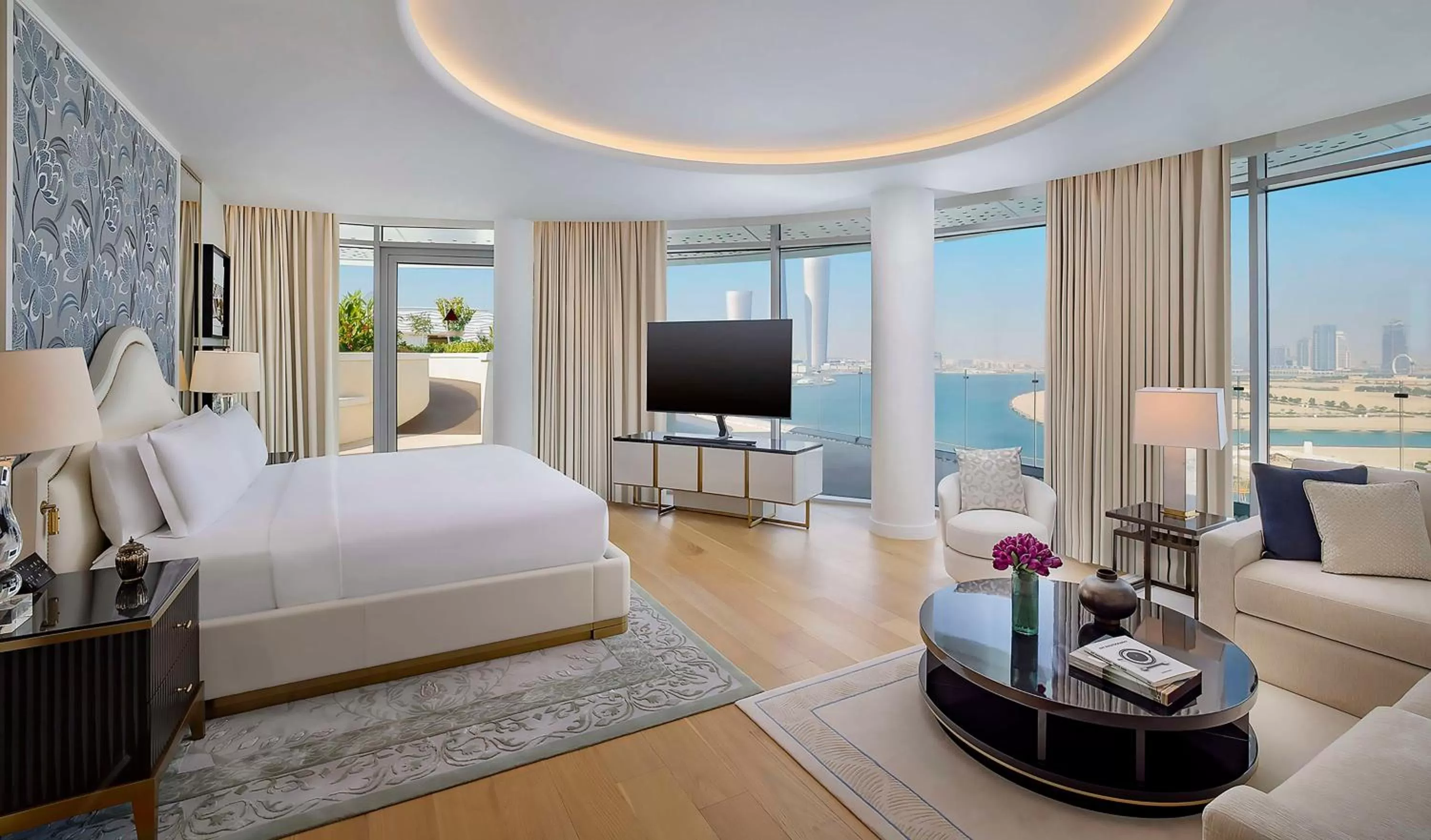 Bedroom, Bed in Waldorf Astoria Doha Lusail