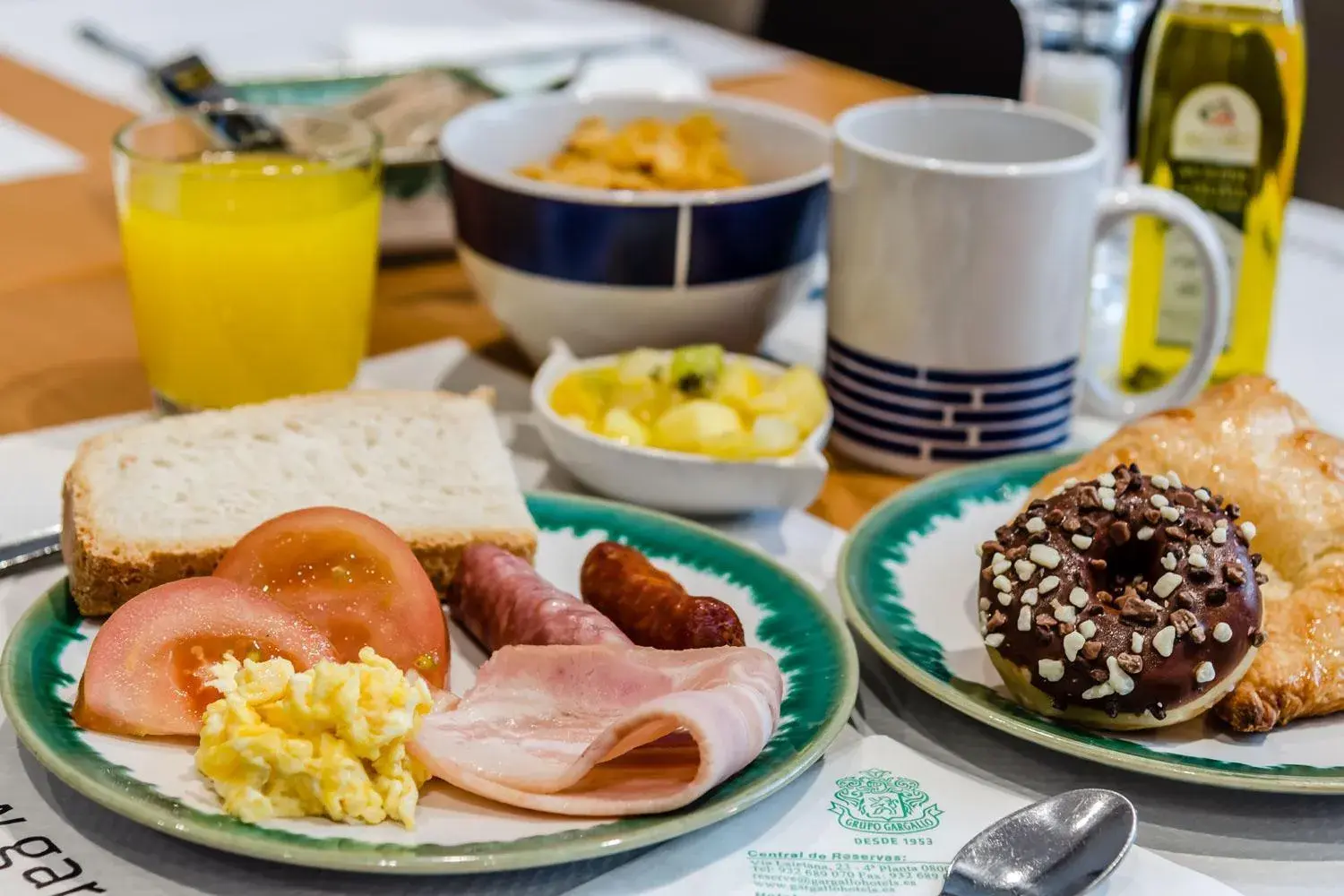 Food close-up, Breakfast in Hotel Civera