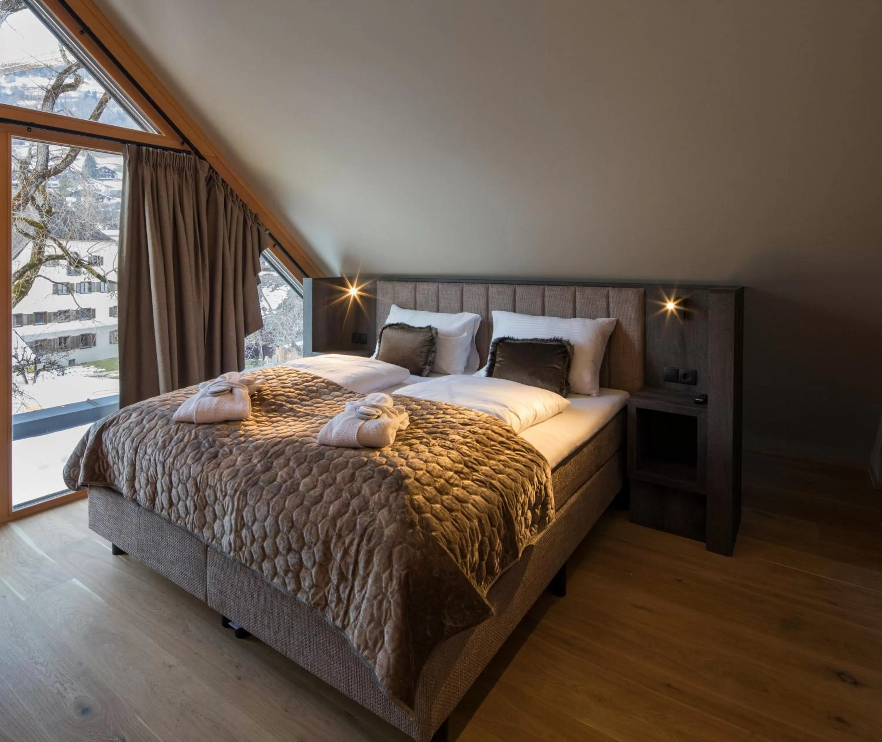 Bed in PURE Resort Schruns