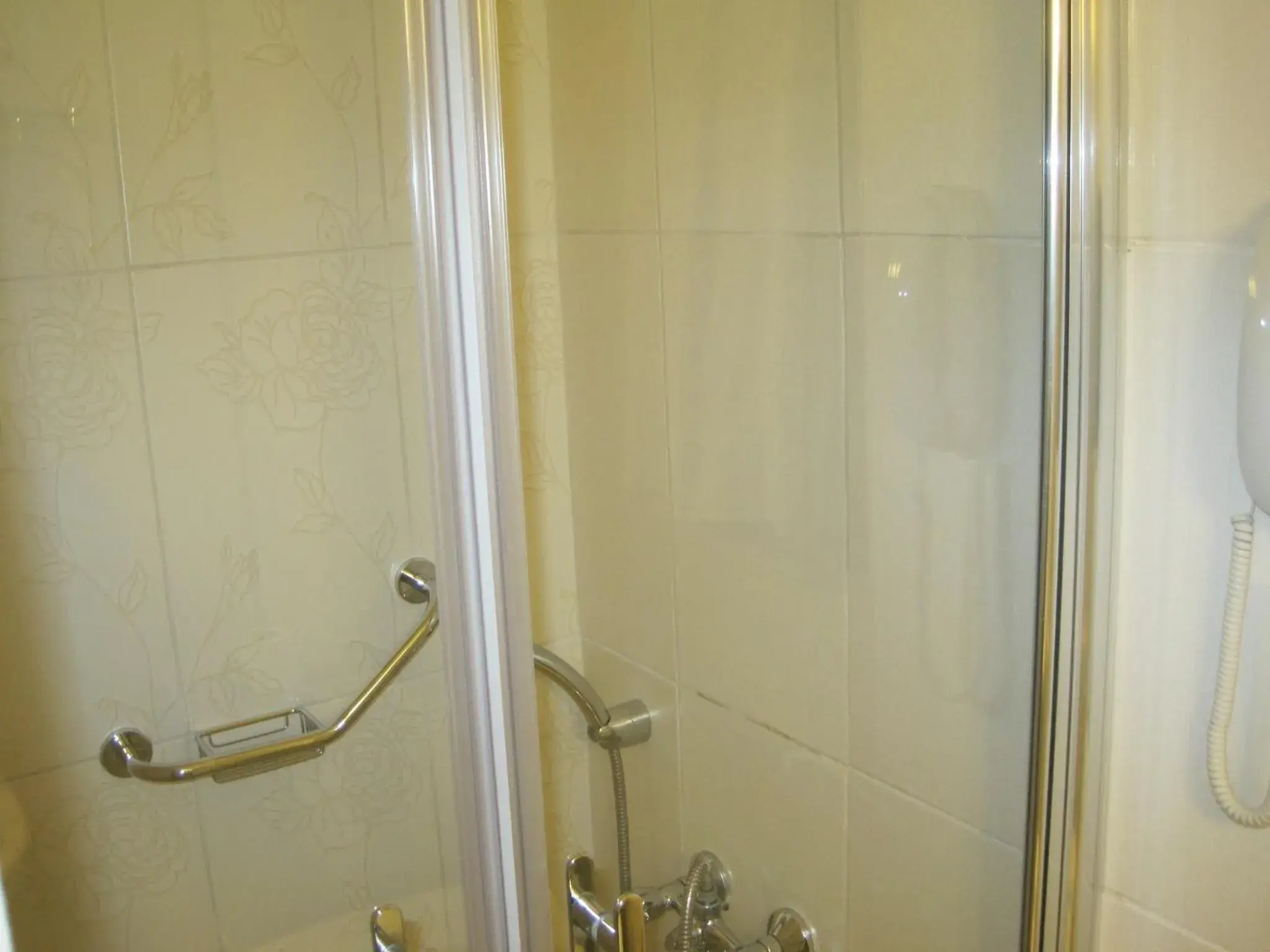 Shower, Bathroom in Avlonya Hotel