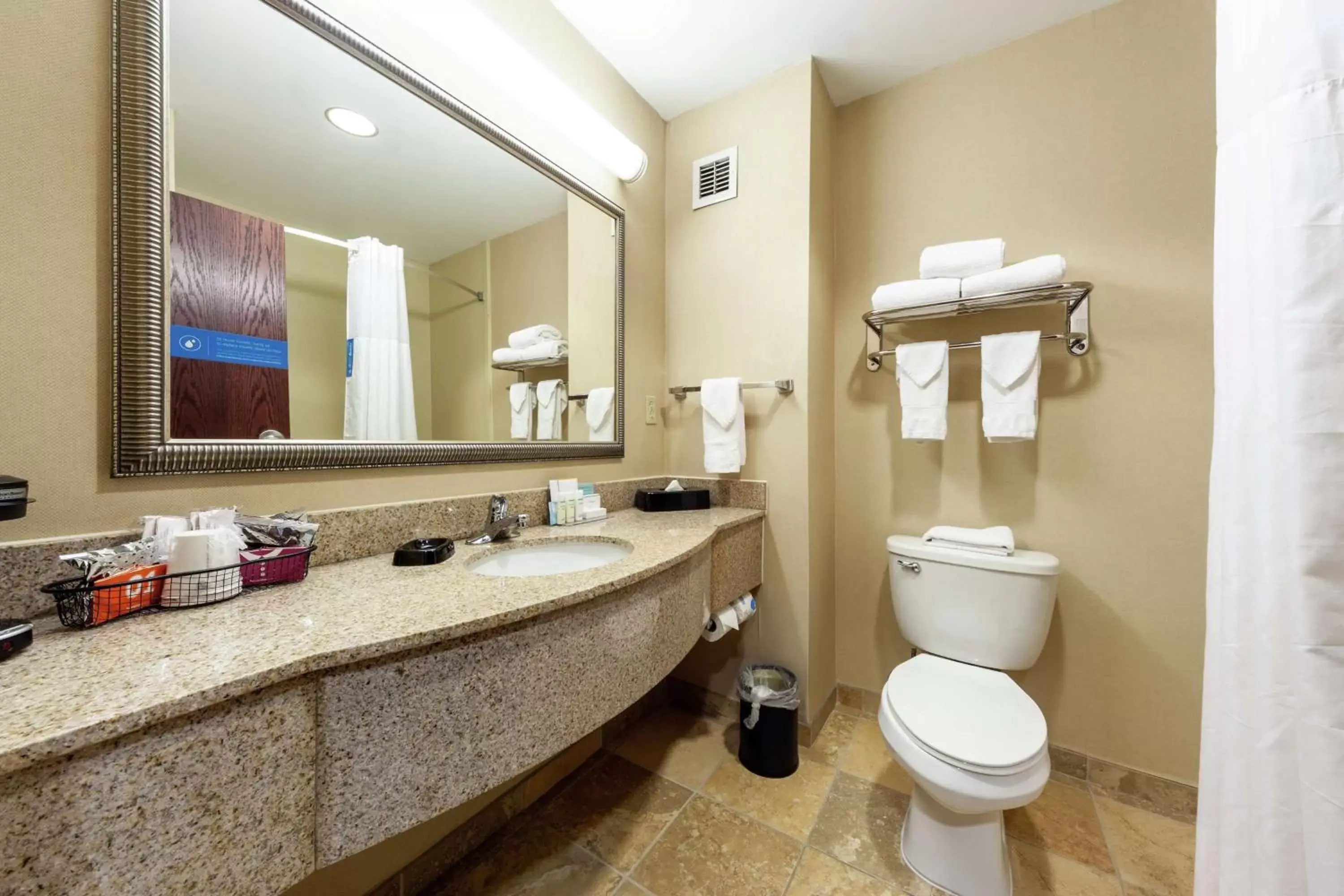Bathroom in Hampton Inn Inwood Bathroom in Hampton Inn Inwood