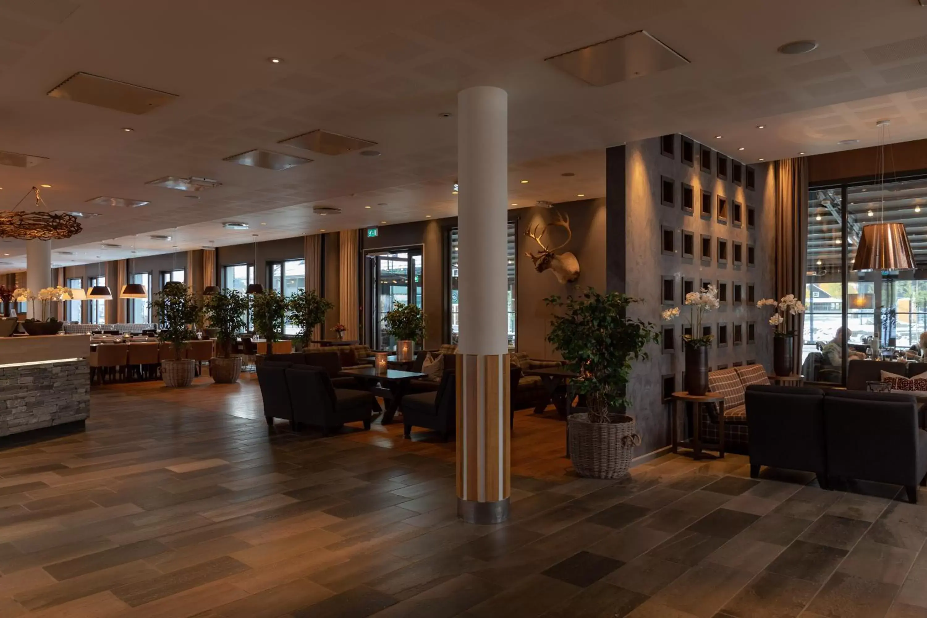 Lobby or reception, Restaurant/Places to Eat in Quality Hotel Skifer