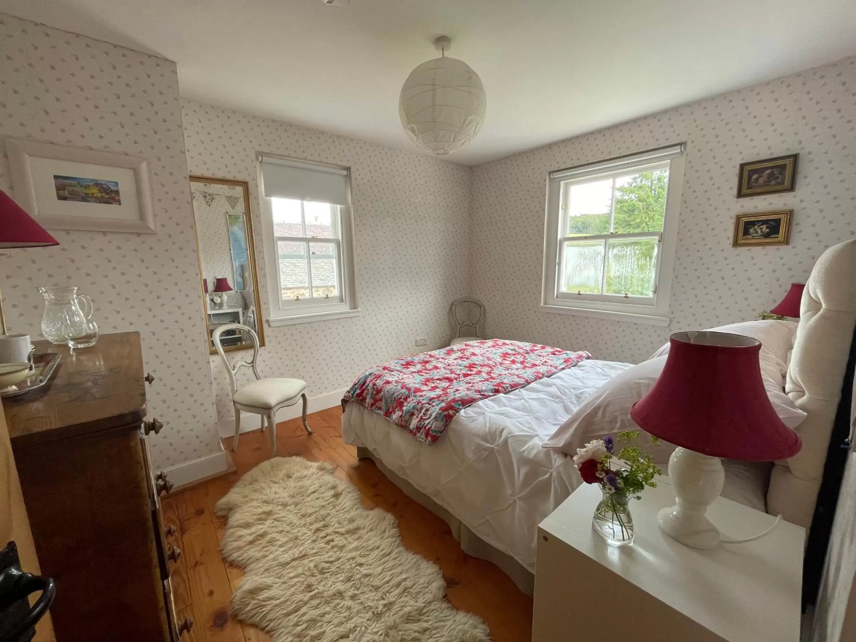 Bedroom, Bed in Ladyurd Farmhouse