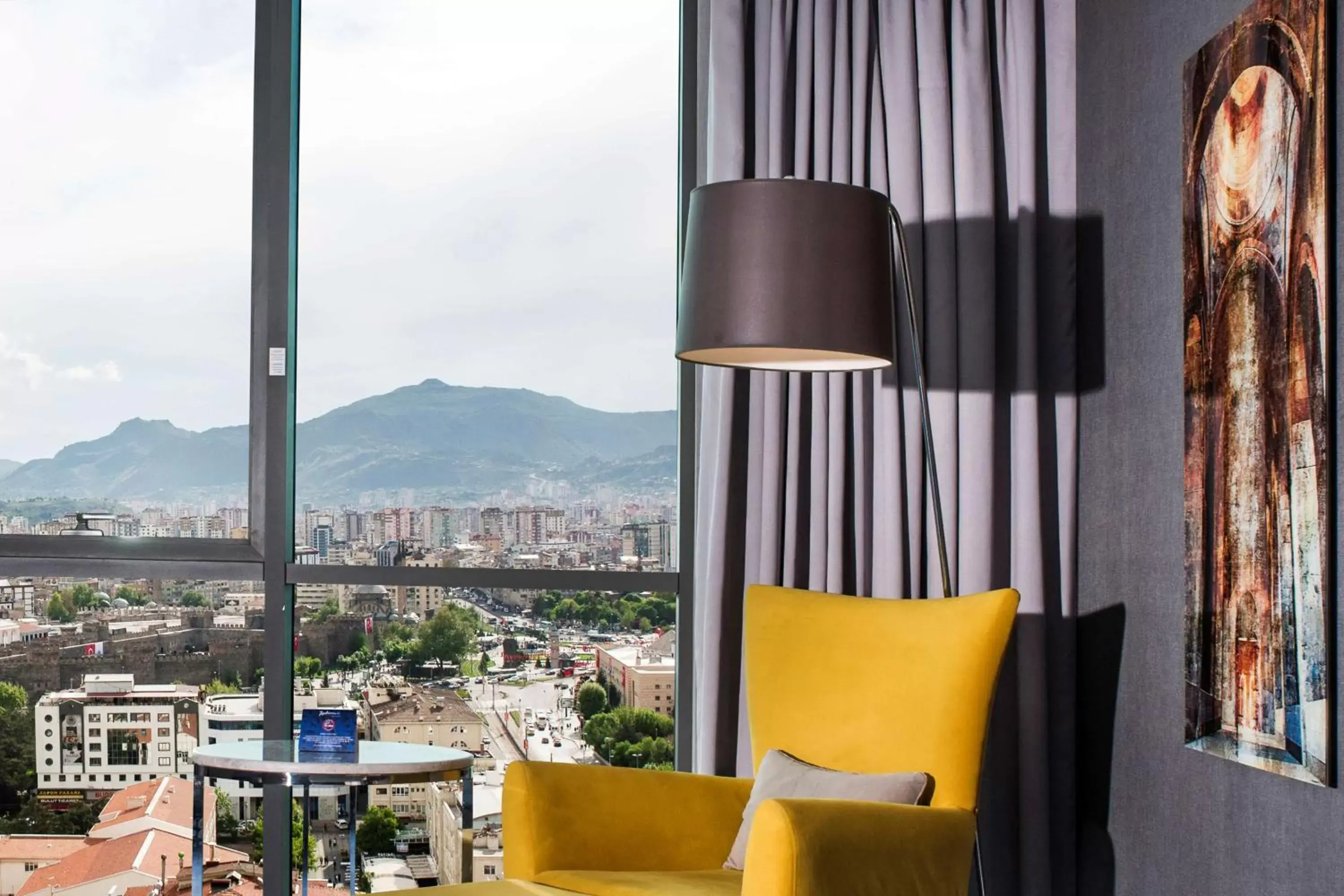 Bedroom, Mountain View in Radisson Blu Hotel, Kayseri