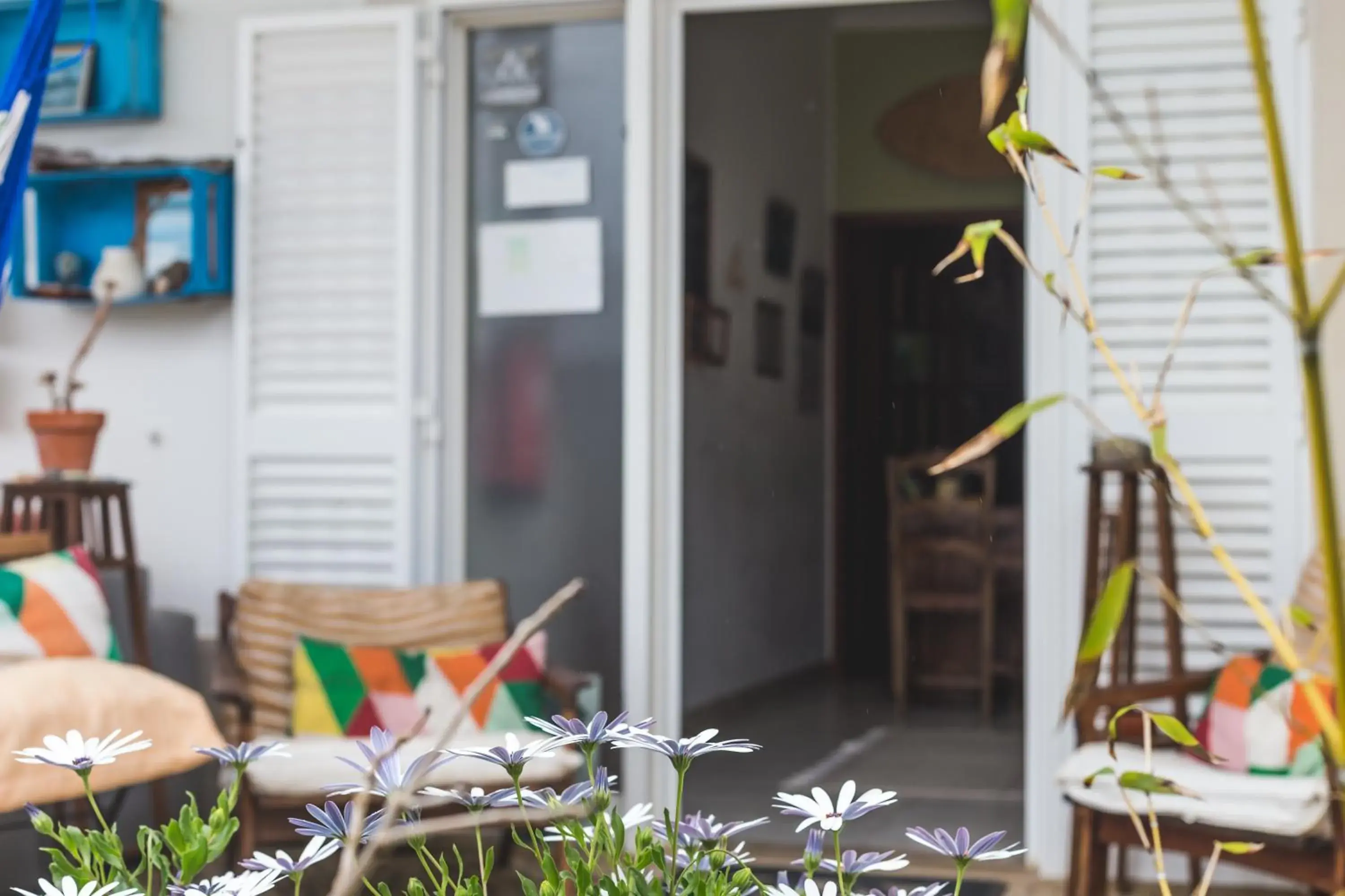 Patio in Ericeira Chill Hill Hostel & Private Rooms