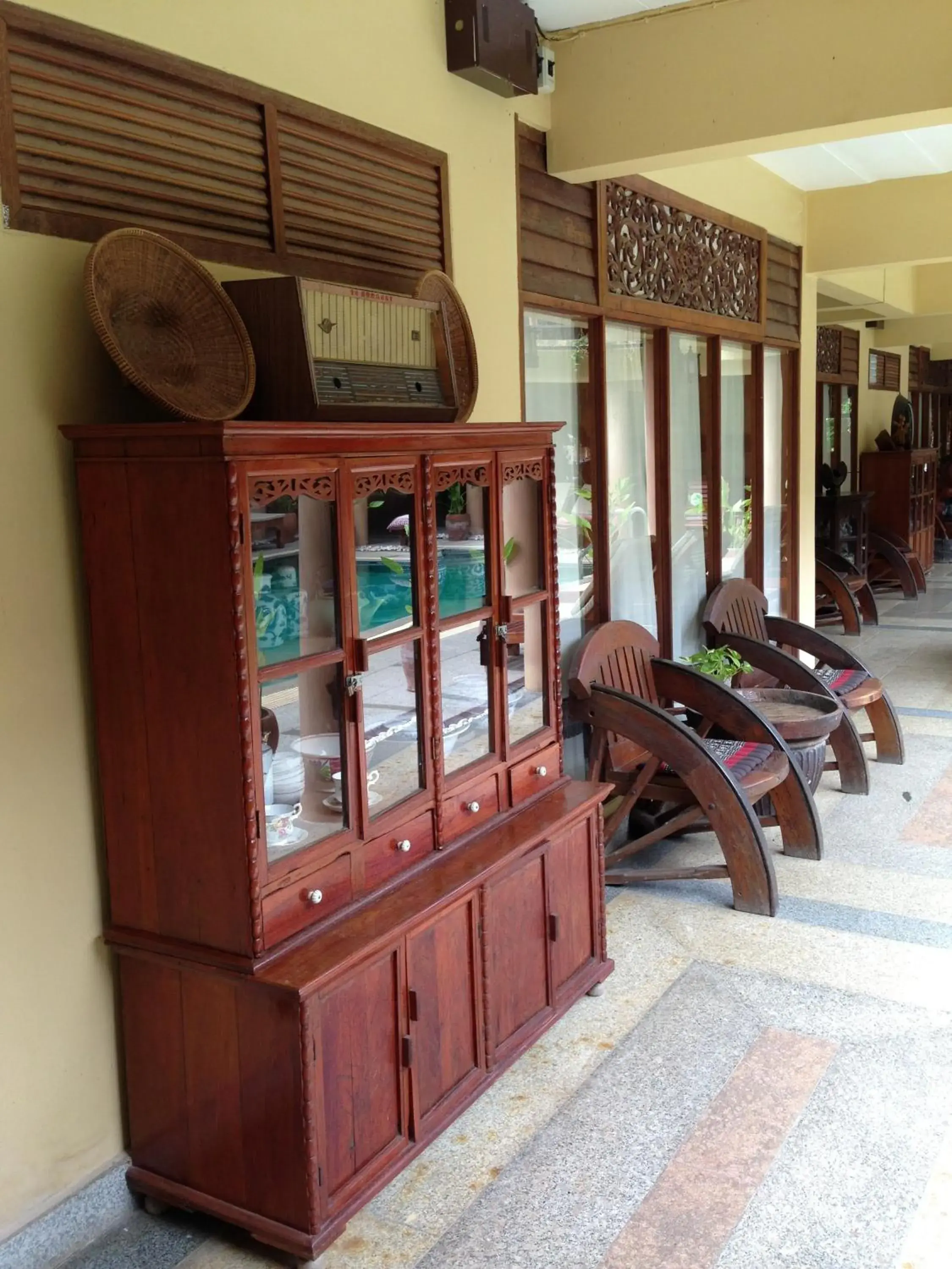 Decorative detail in Ruean Thai Hotel