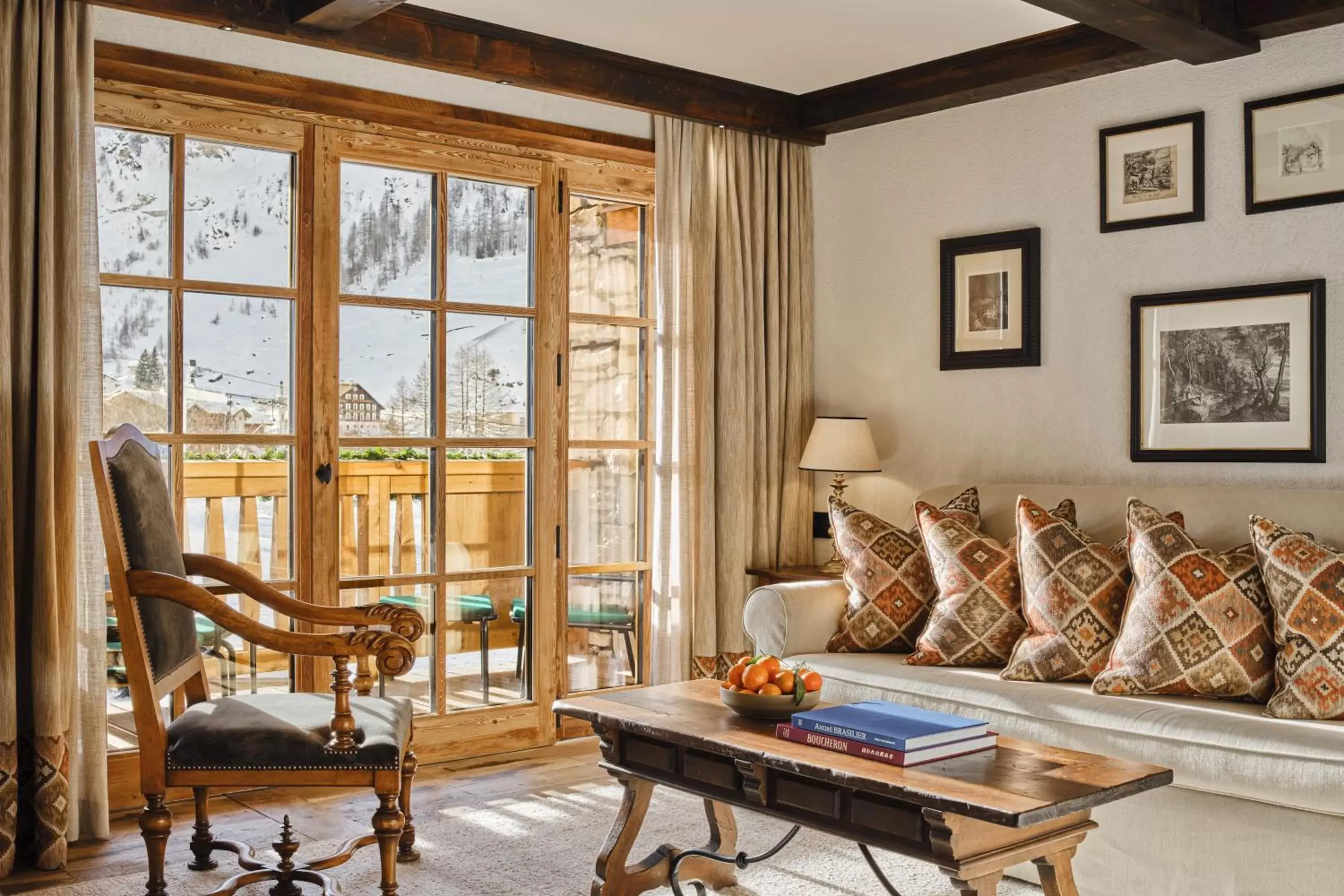 Living room, Seating Area in Airelles Val d'Isère