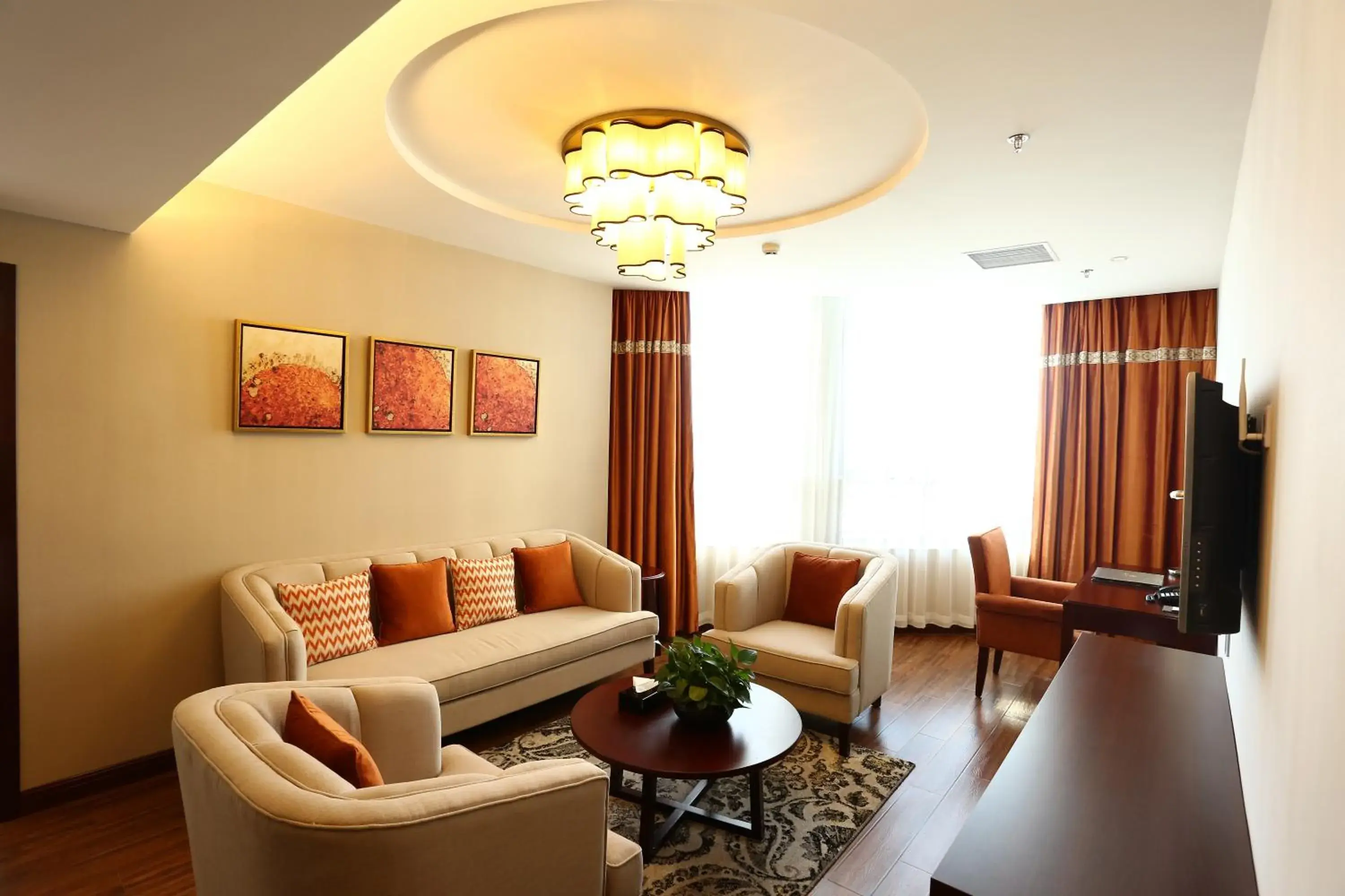 Living room, Seating Area in Beijing Sunflower Hotel