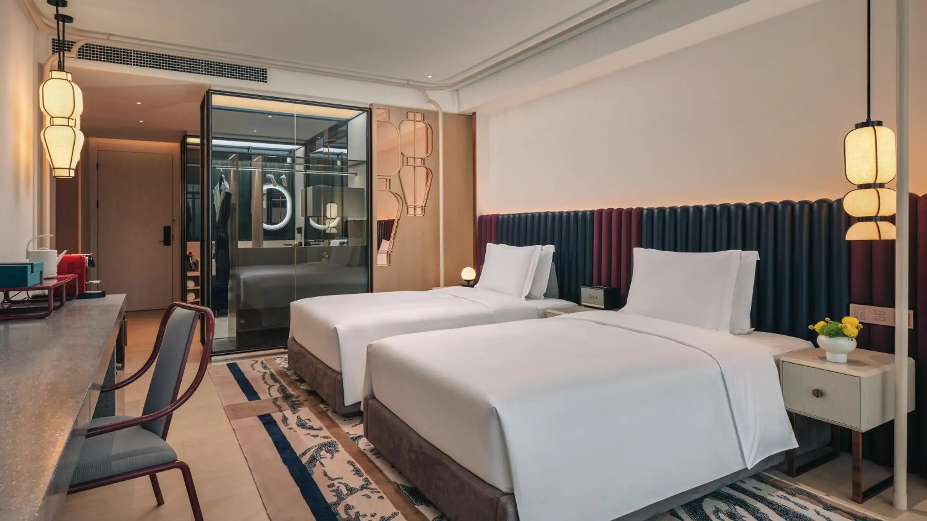 Bedroom in Hotel Indigo Hangzhou Uptown, an IHG Hotel