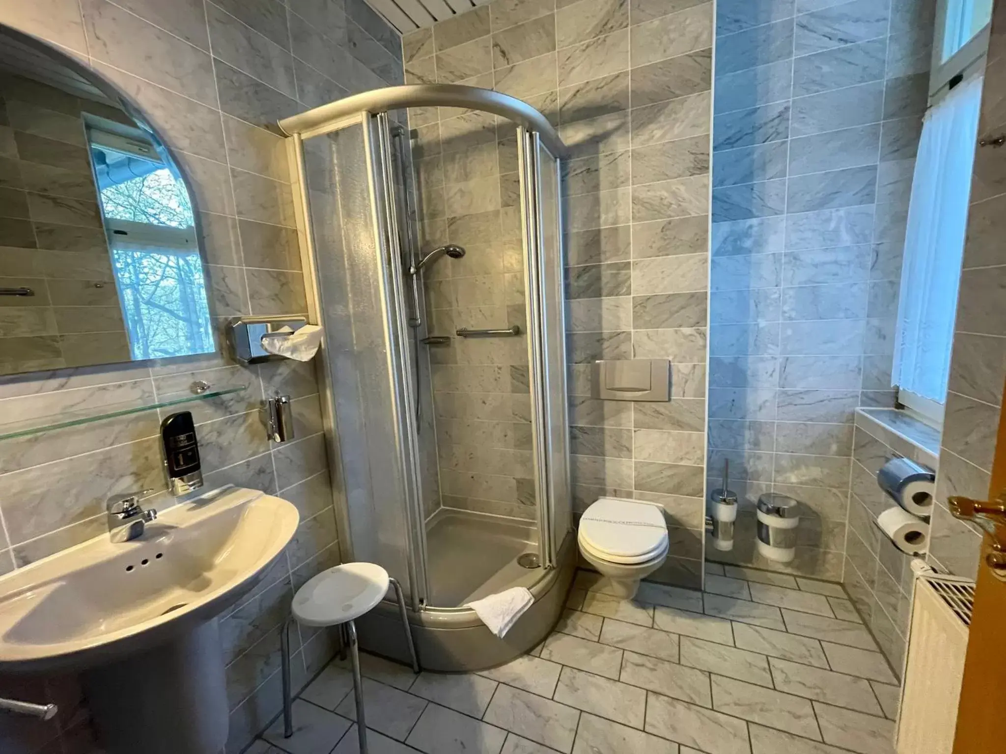 Bathroom in Parkhotel Waldschlösschen