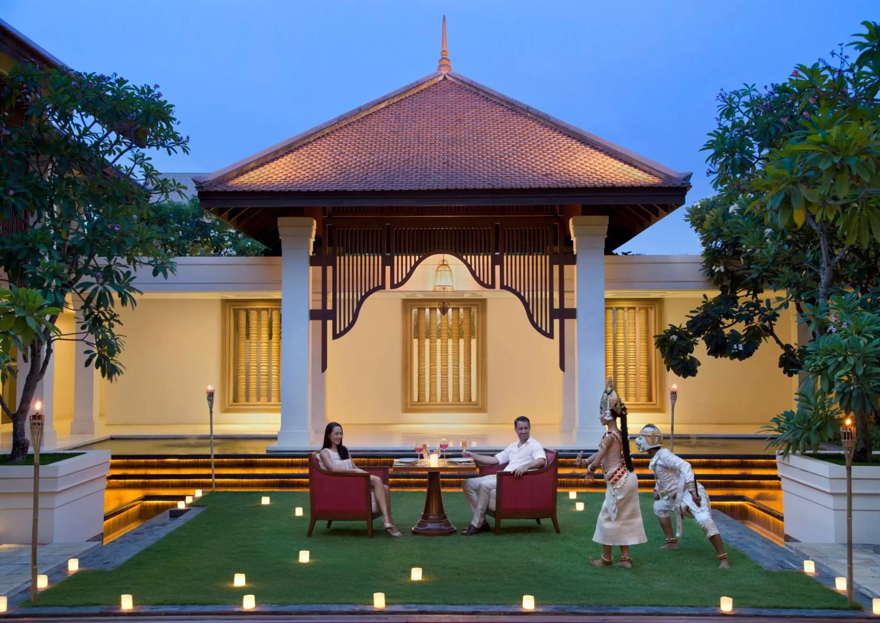 Dining area in Anantara Angkor Resort