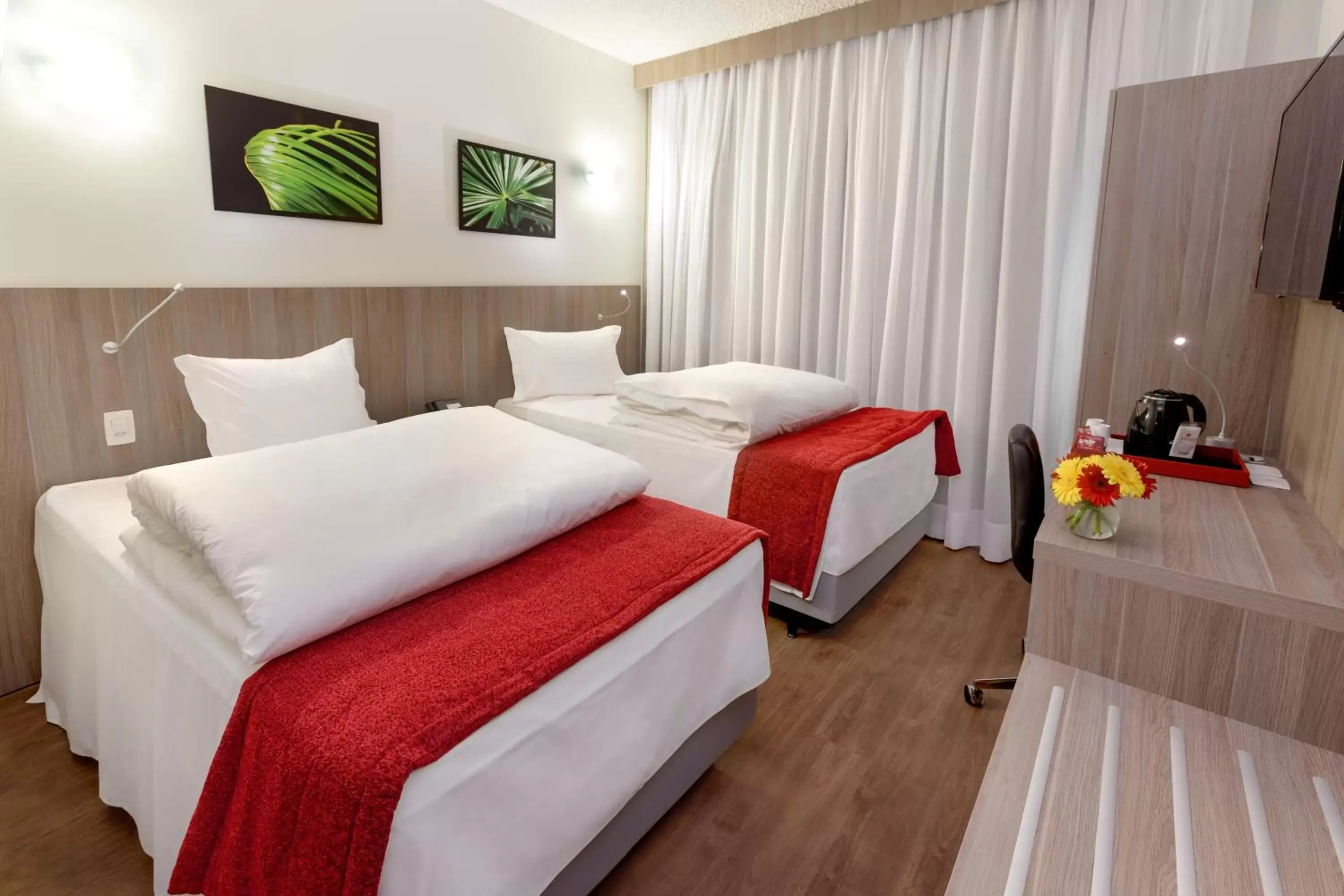 Bedroom, Bed in Ramada by Wyndham Campinas Viracopos