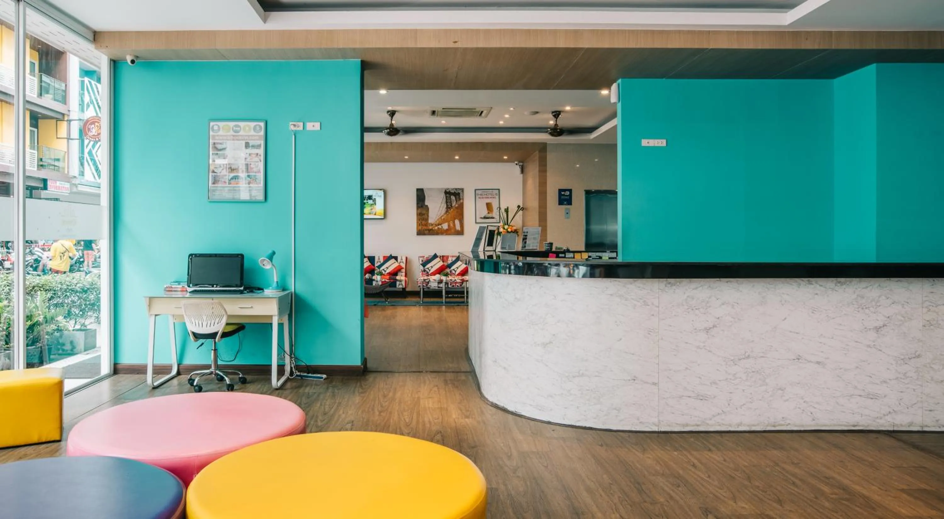 Lobby or reception in iCheck inn Central Patong