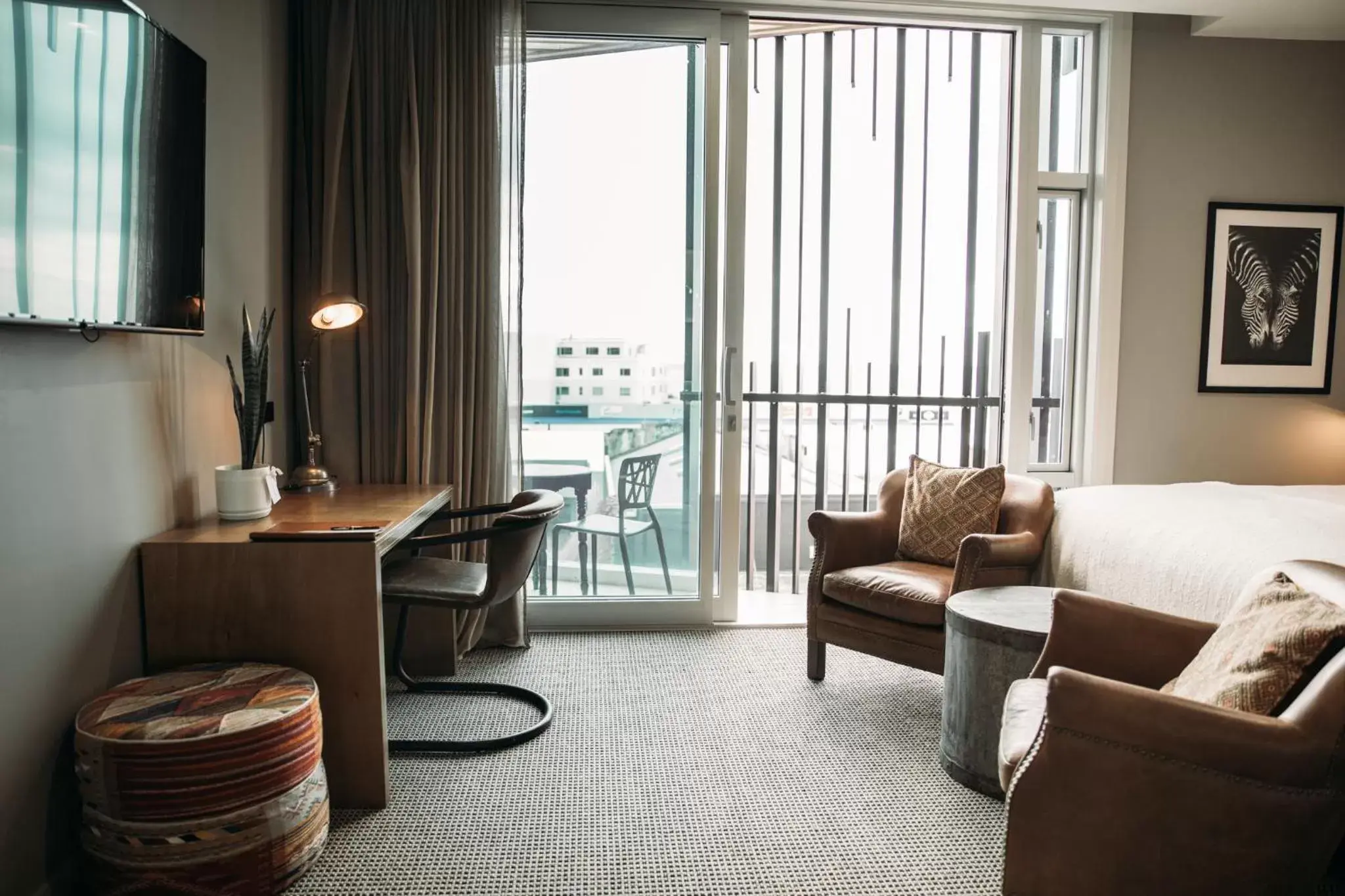 Balcony/Terrace, Seating Area in King and Queen Hotel Suites