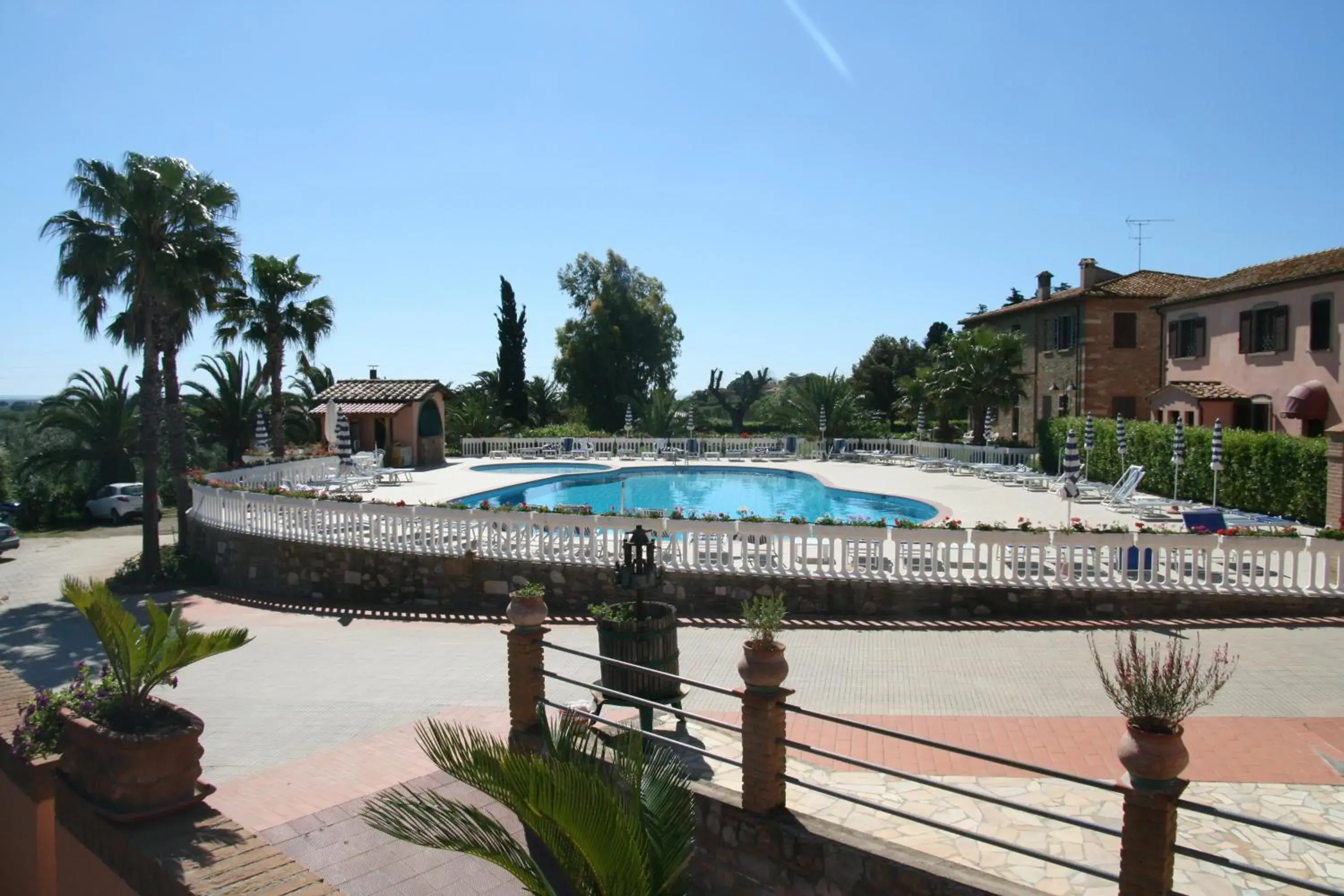 Swimming pool, Pool View in Agrihotel Elisabetta